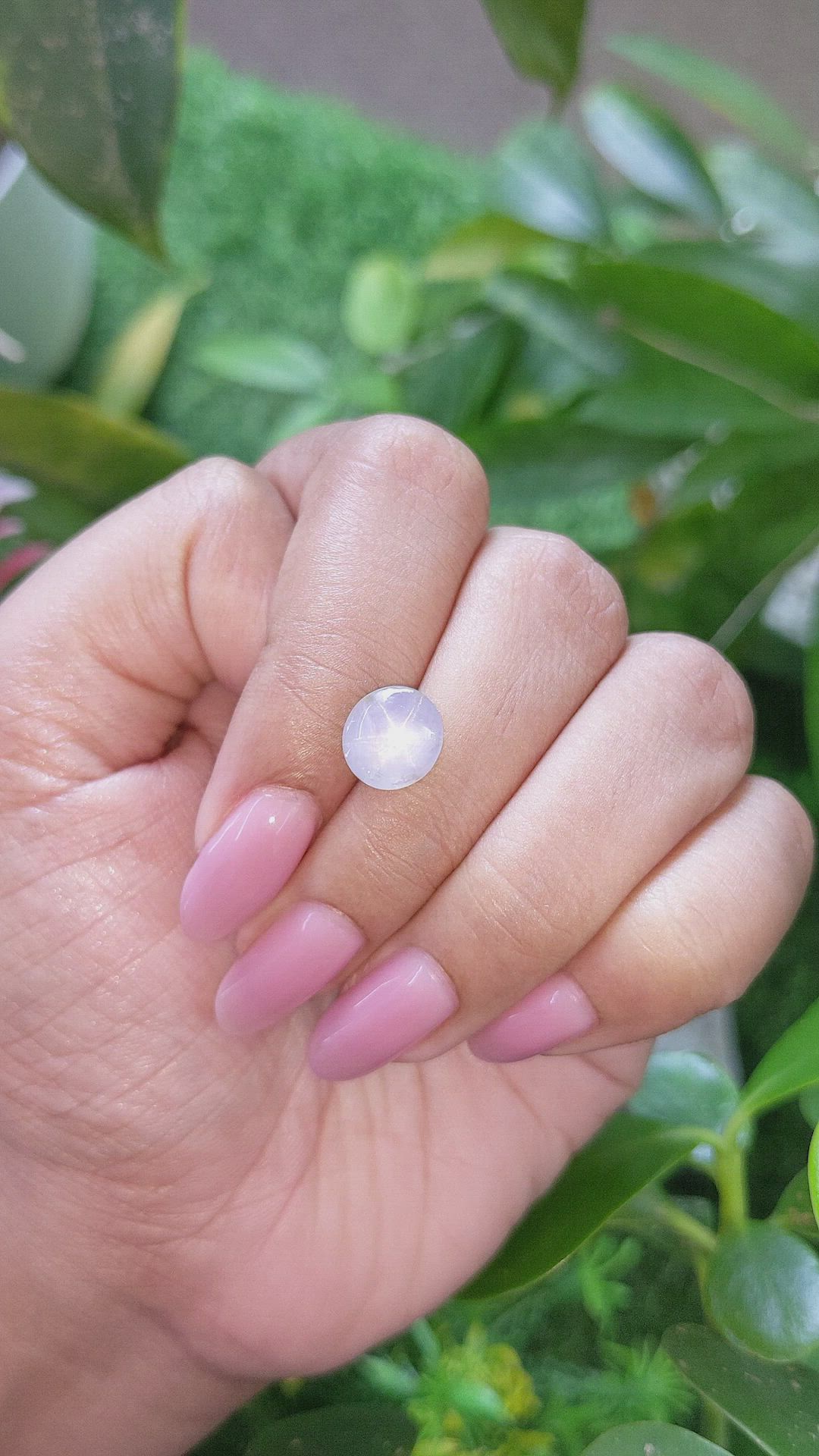 3.27 Ct. Grey Star Sapphire from Ceylon (Sri Lanka) Size Video