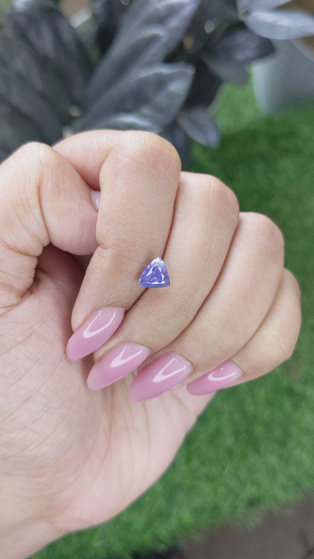 1.46 Ct. Purple Sapphire from Ceylon (Sri Lanka) Size Video