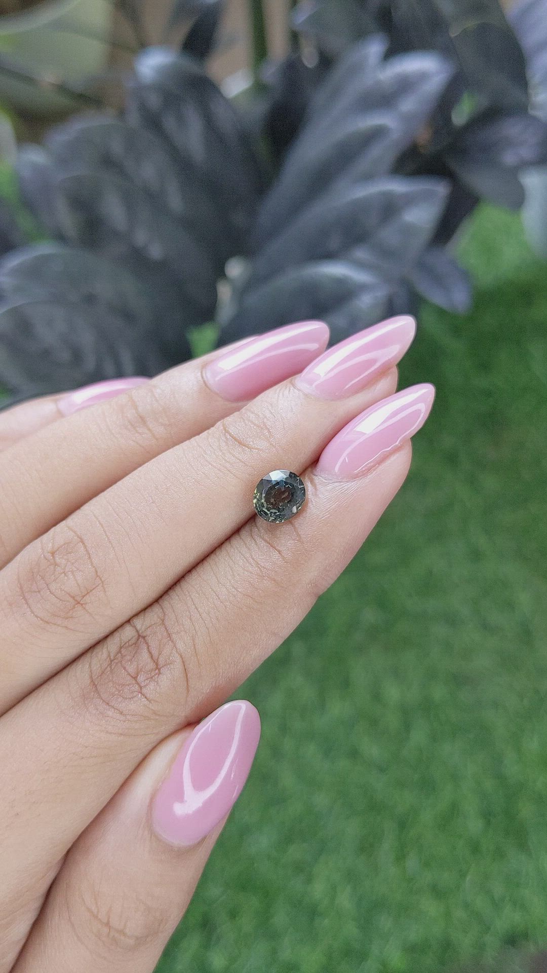 1.62 Ct. Multi Color Sapphire from Ceylon (Sri Lanka) Size Video