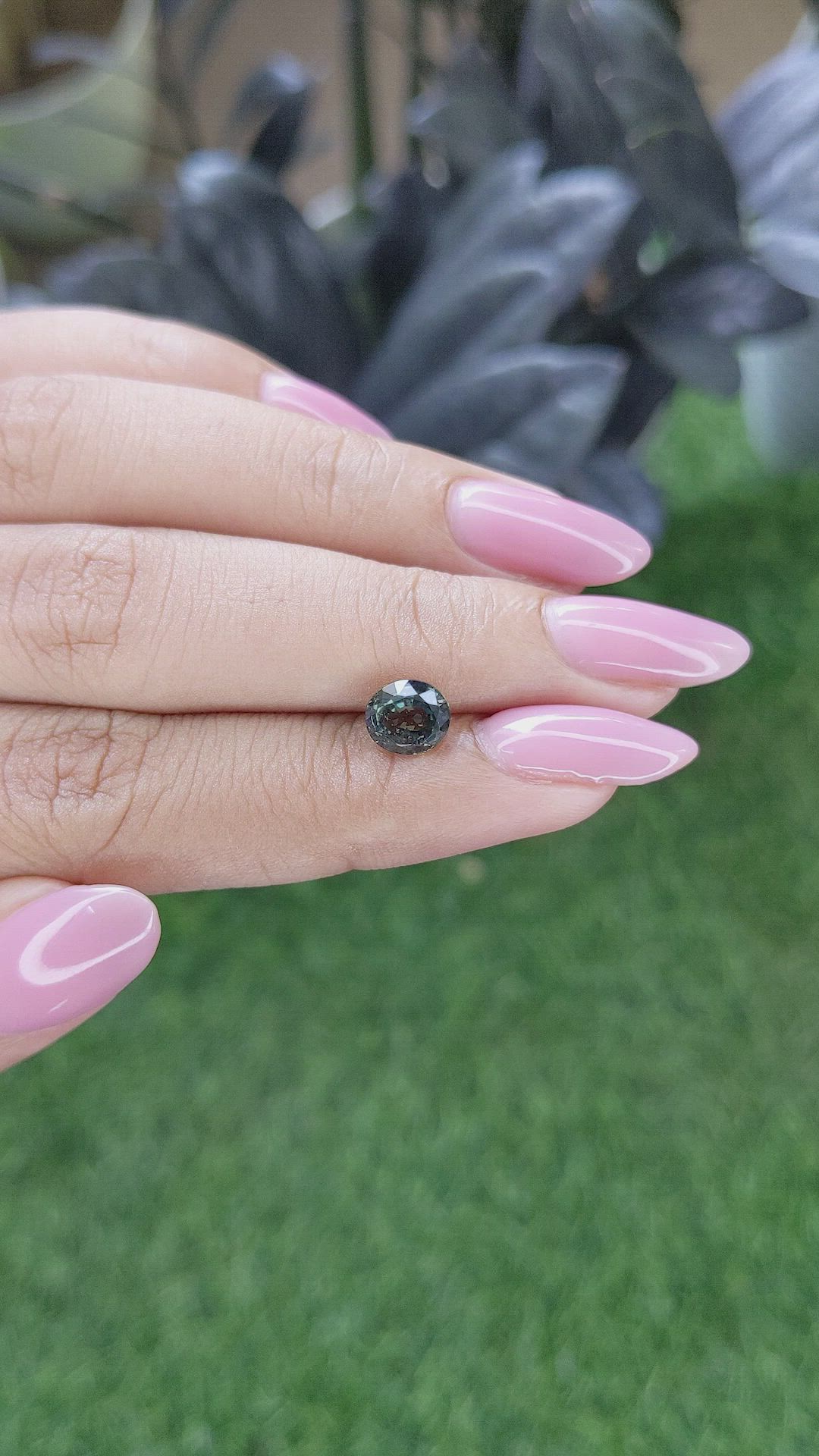 1.62 Ct. Multi Color Sapphire from Ceylon (Sri Lanka) Size Video