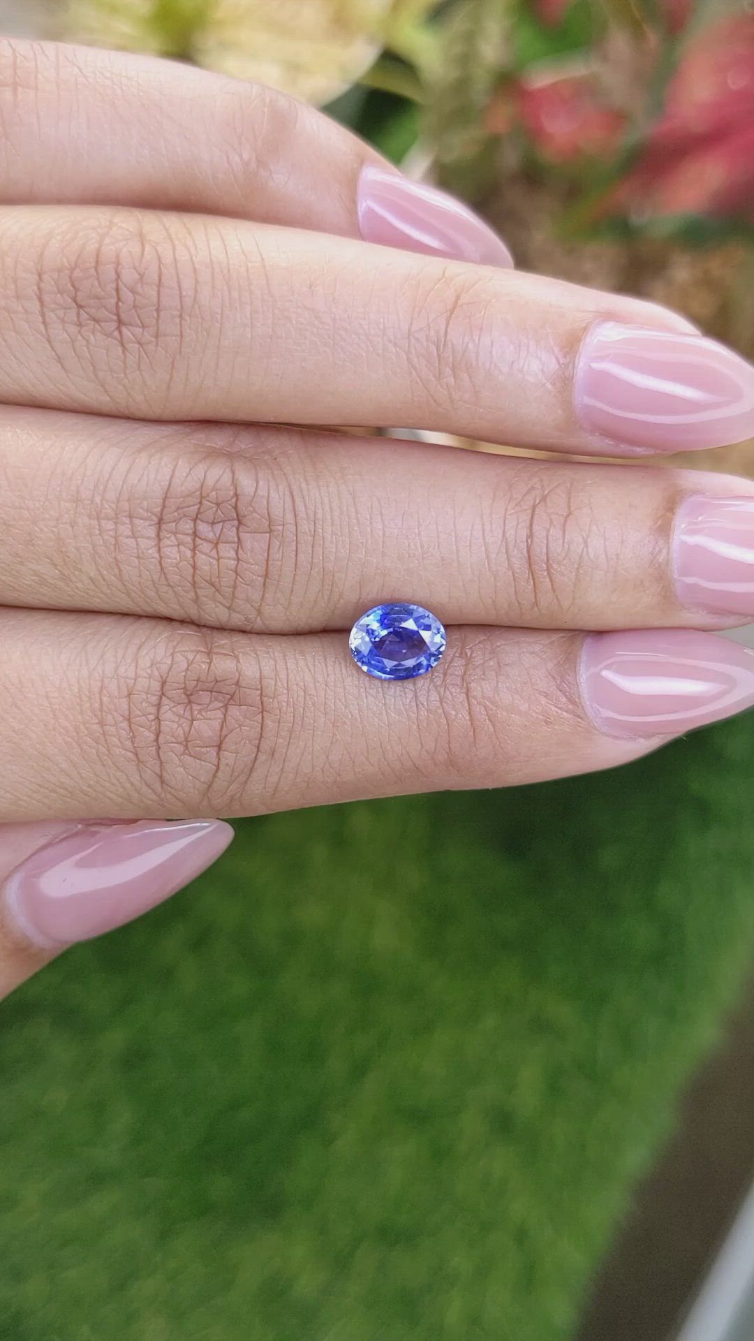 1.46 Ct. Blue Sapphire from Ceylon (Sri Lanka) Size Video