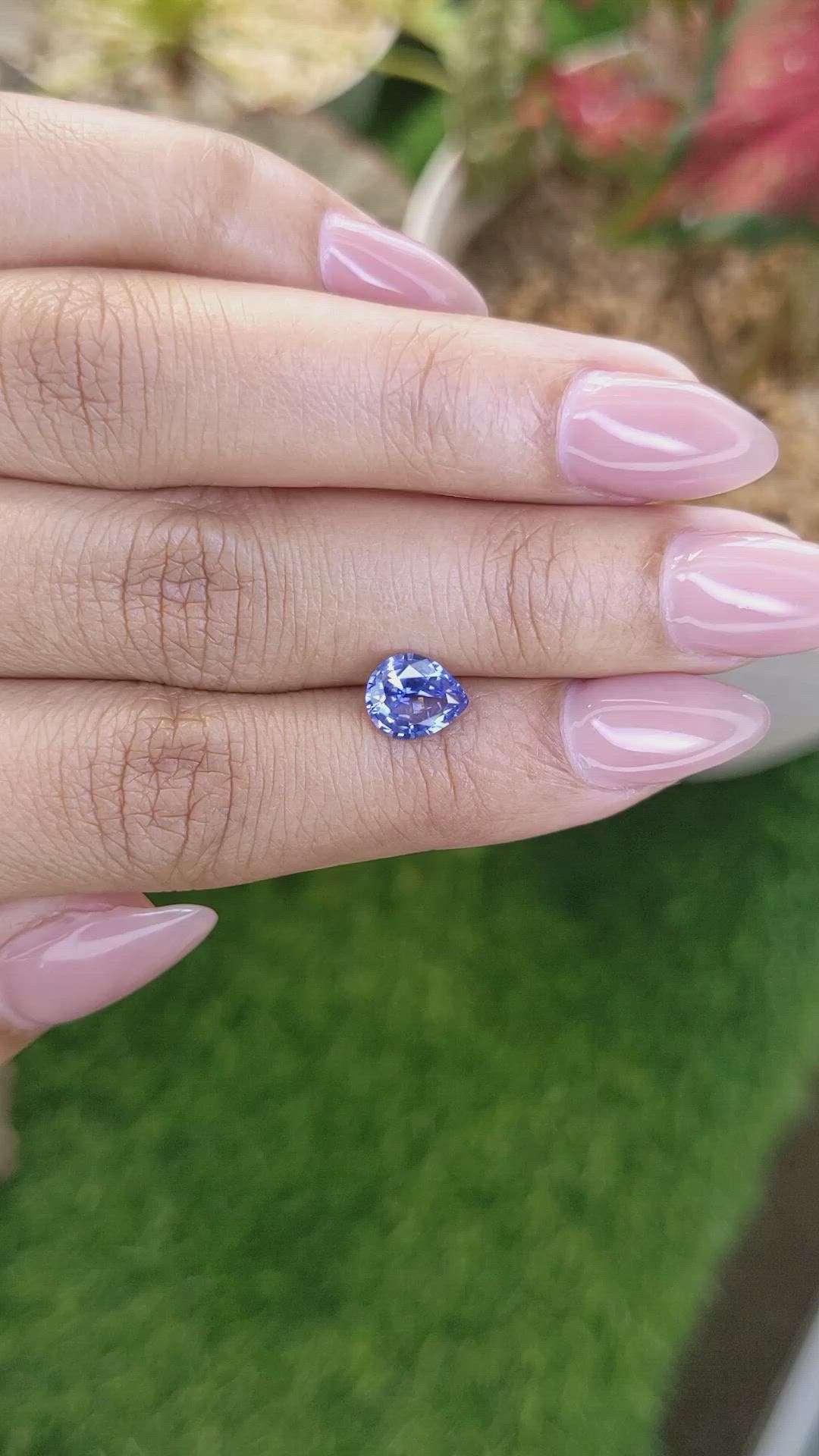 1.46 Ct. Blue Sapphire from Ceylon (Sri Lanka) Size Video