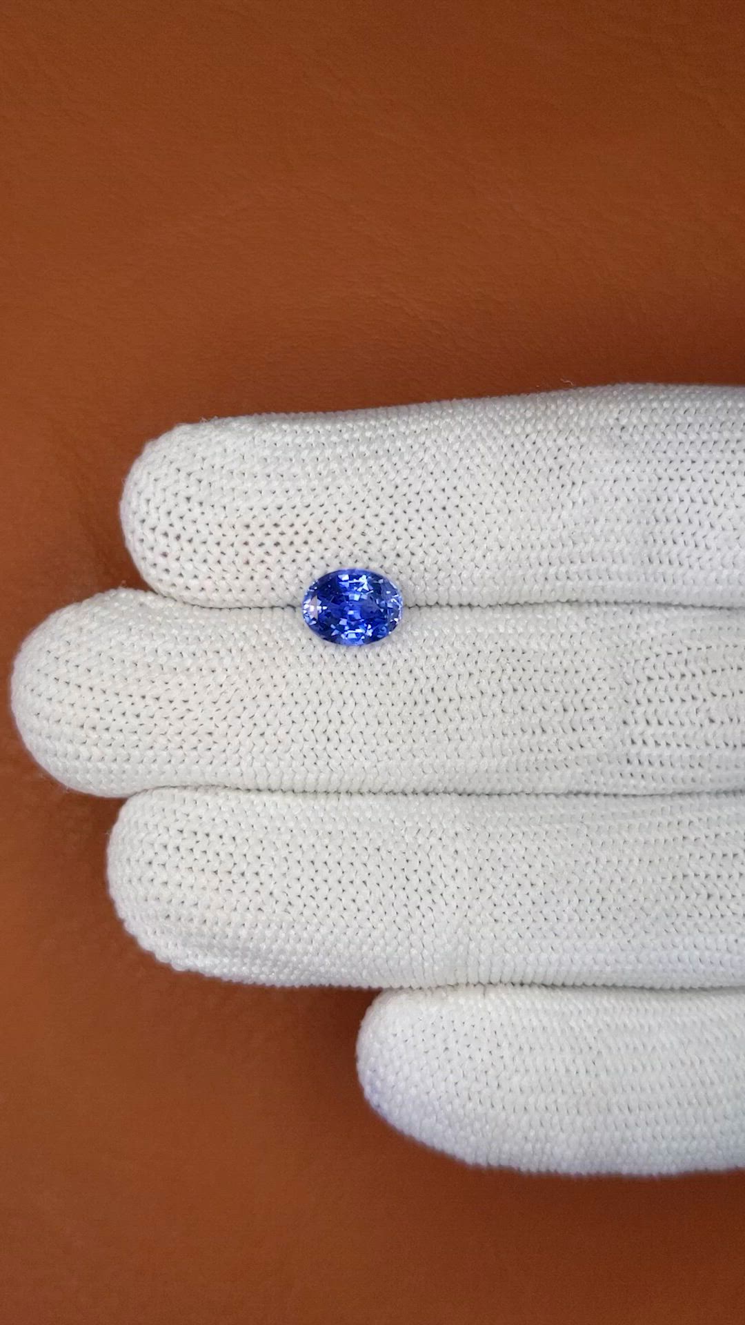 1.80 Ct. Blue Sapphire from Ceylon (Sri Lanka) Size Video