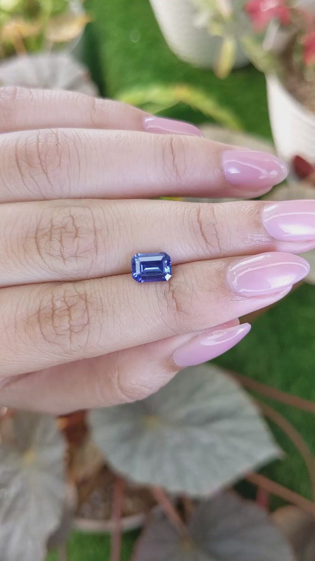1.70 Ct. Blue Sapphire from Ceylon (Sri Lanka) Size Video