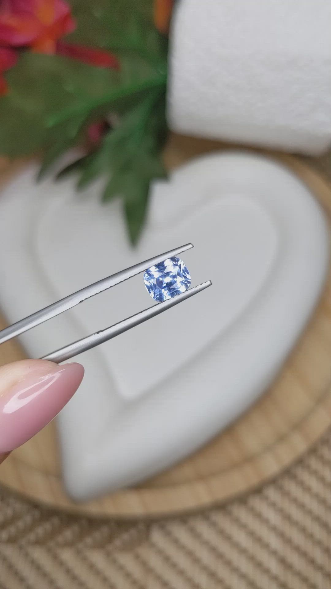1.90 Ct. Blue Sapphire from Ceylon (Sri Lanka) Size Video