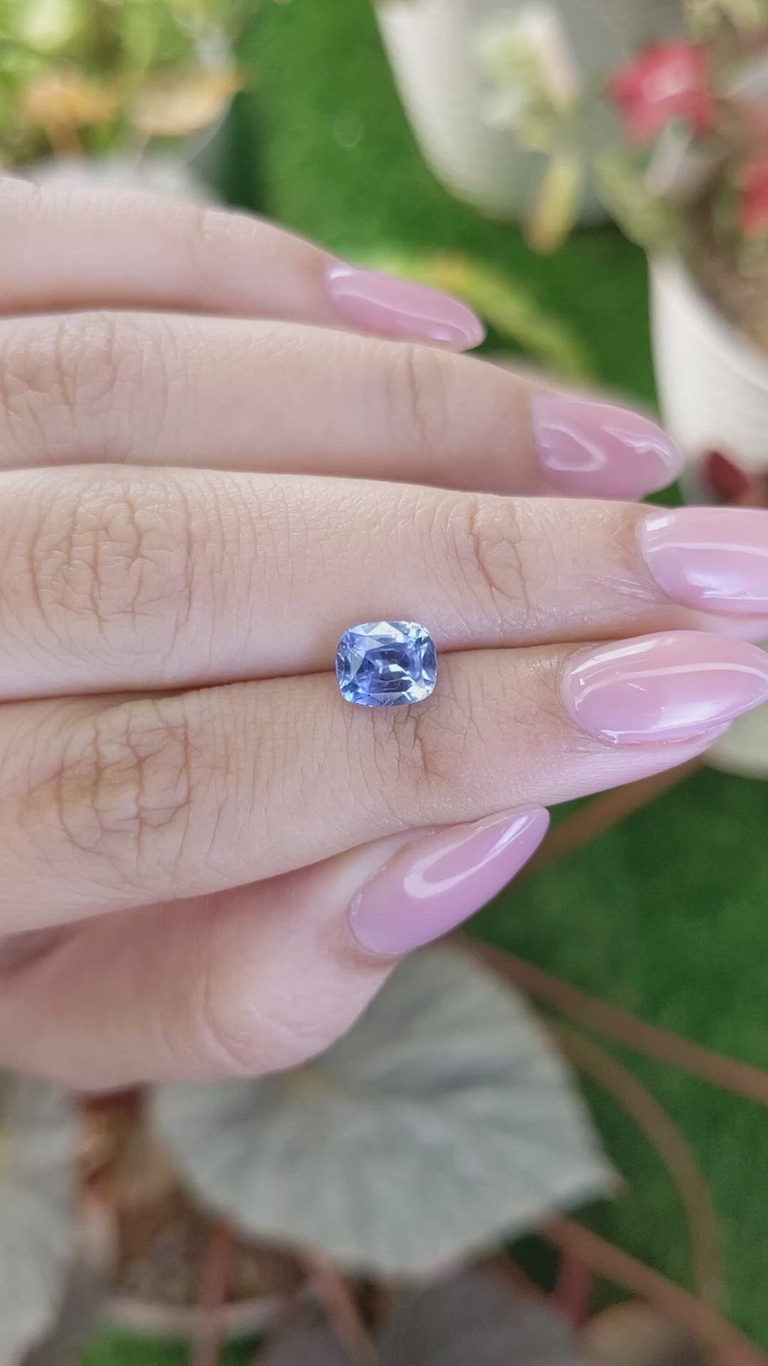 1.90 Ct. Blue Sapphire from Ceylon (Sri Lanka) Size Video