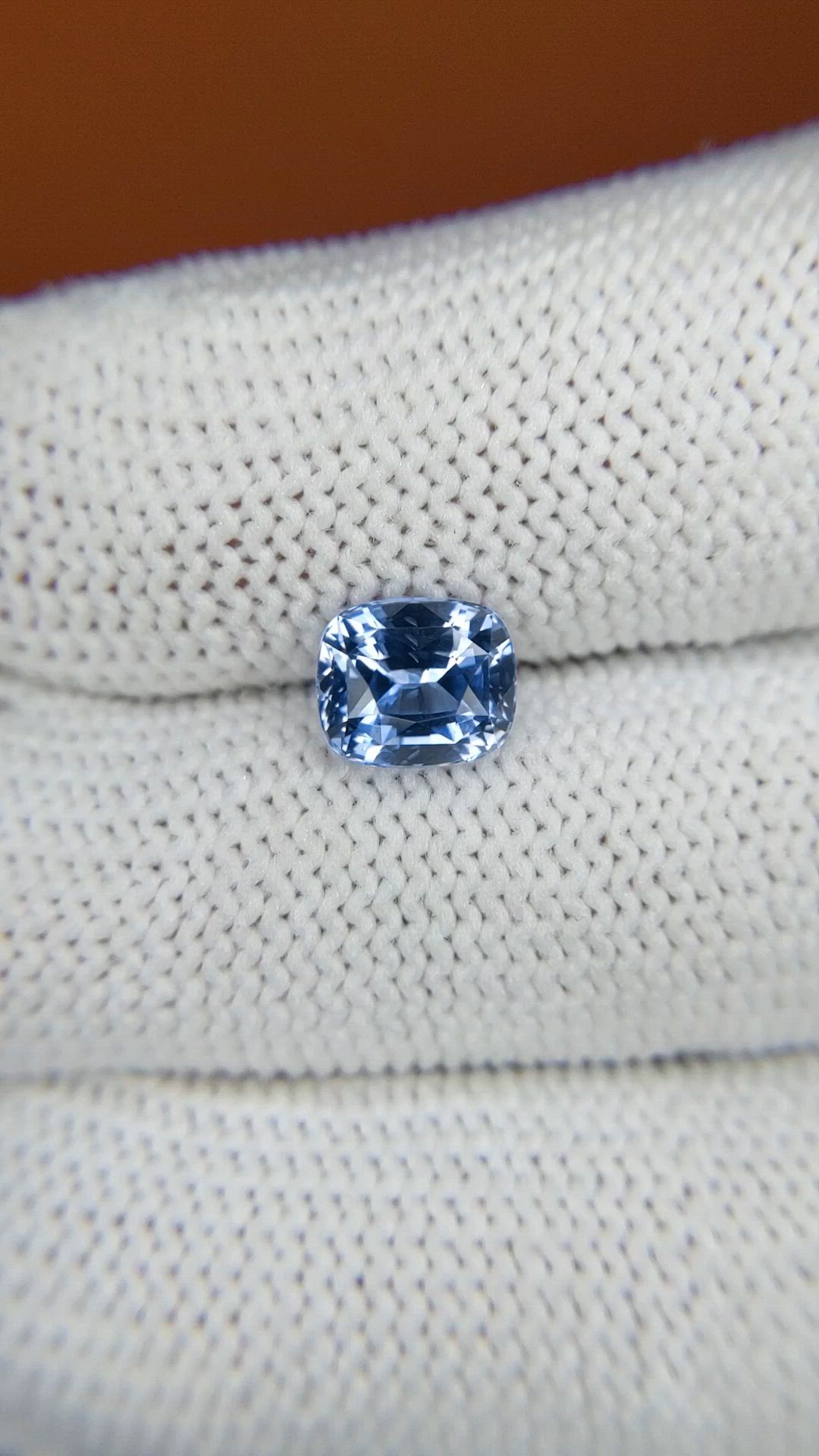 1.90 Ct. Blue Sapphire from Ceylon (Sri Lanka) Size Video