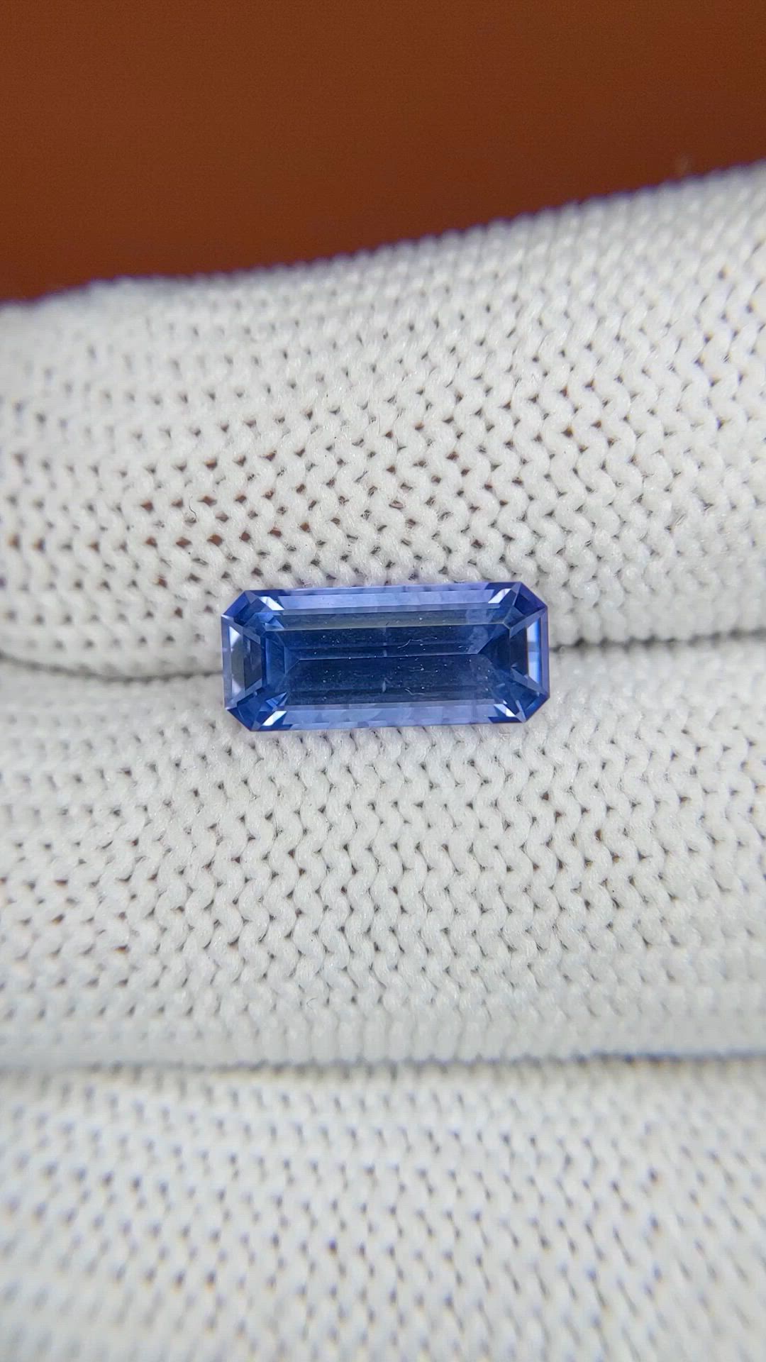 3.21 Ct. Violet Sapphire from Ceylon (Sri Lanka) Size Video
