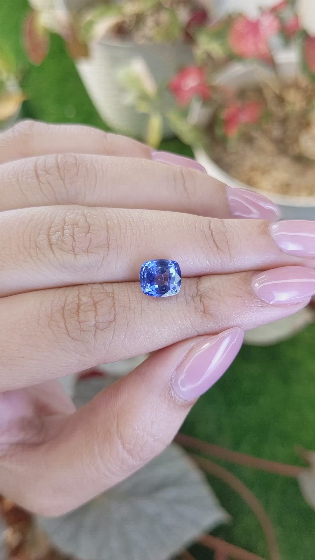 3.01 Ct. Blue Sapphire from Ceylon (Sri Lanka) Size Video