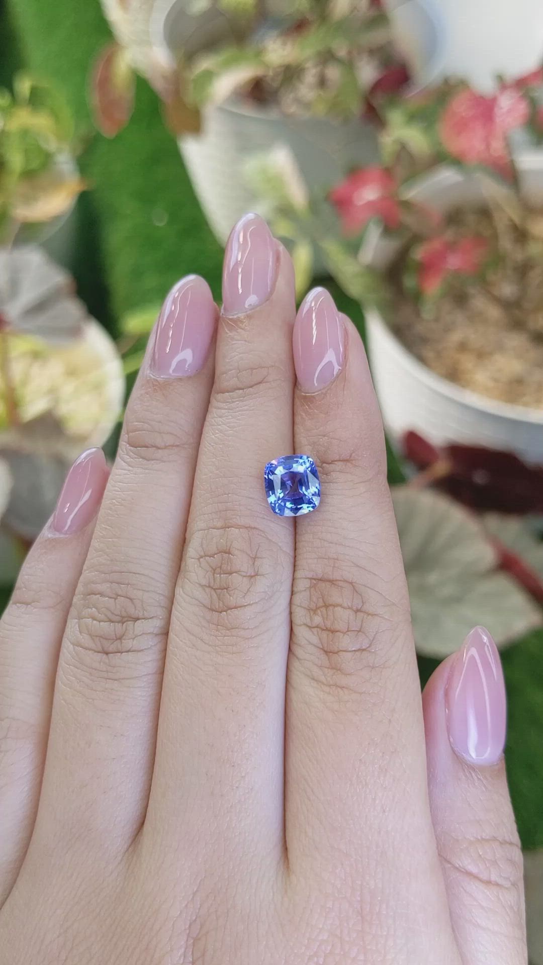 3.01 Ct. Blue Sapphire from Ceylon (Sri Lanka) Size Video