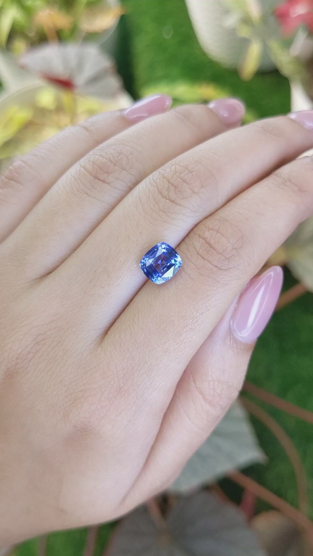 3.01 Ct. Blue Sapphire from Ceylon (Sri Lanka) Size Video