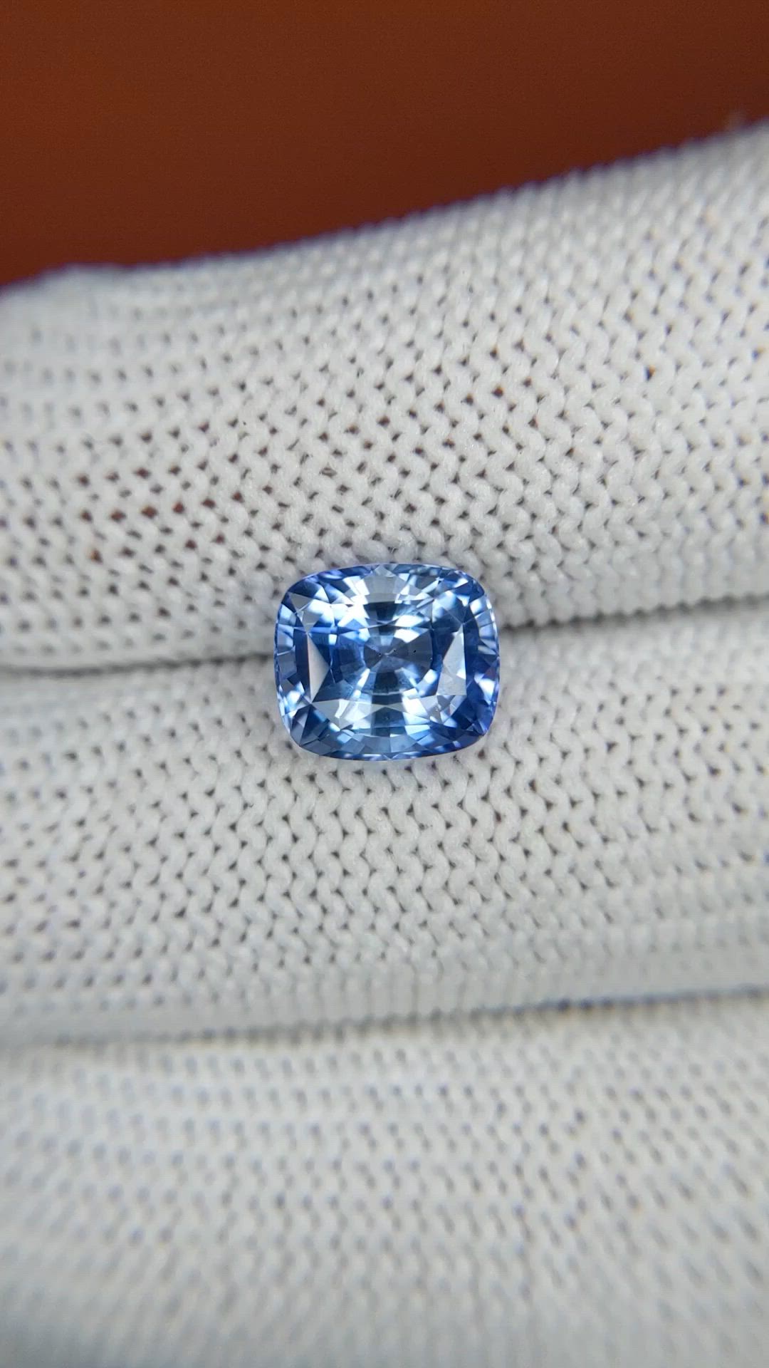 3.60 Ct. Blue Sapphire from Ceylon (Sri Lanka) Size Video