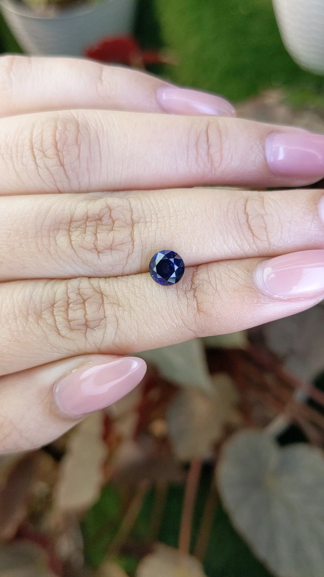 1.45 Ct. Blue Sapphire from Ceylon (Sri Lanka) Size Video