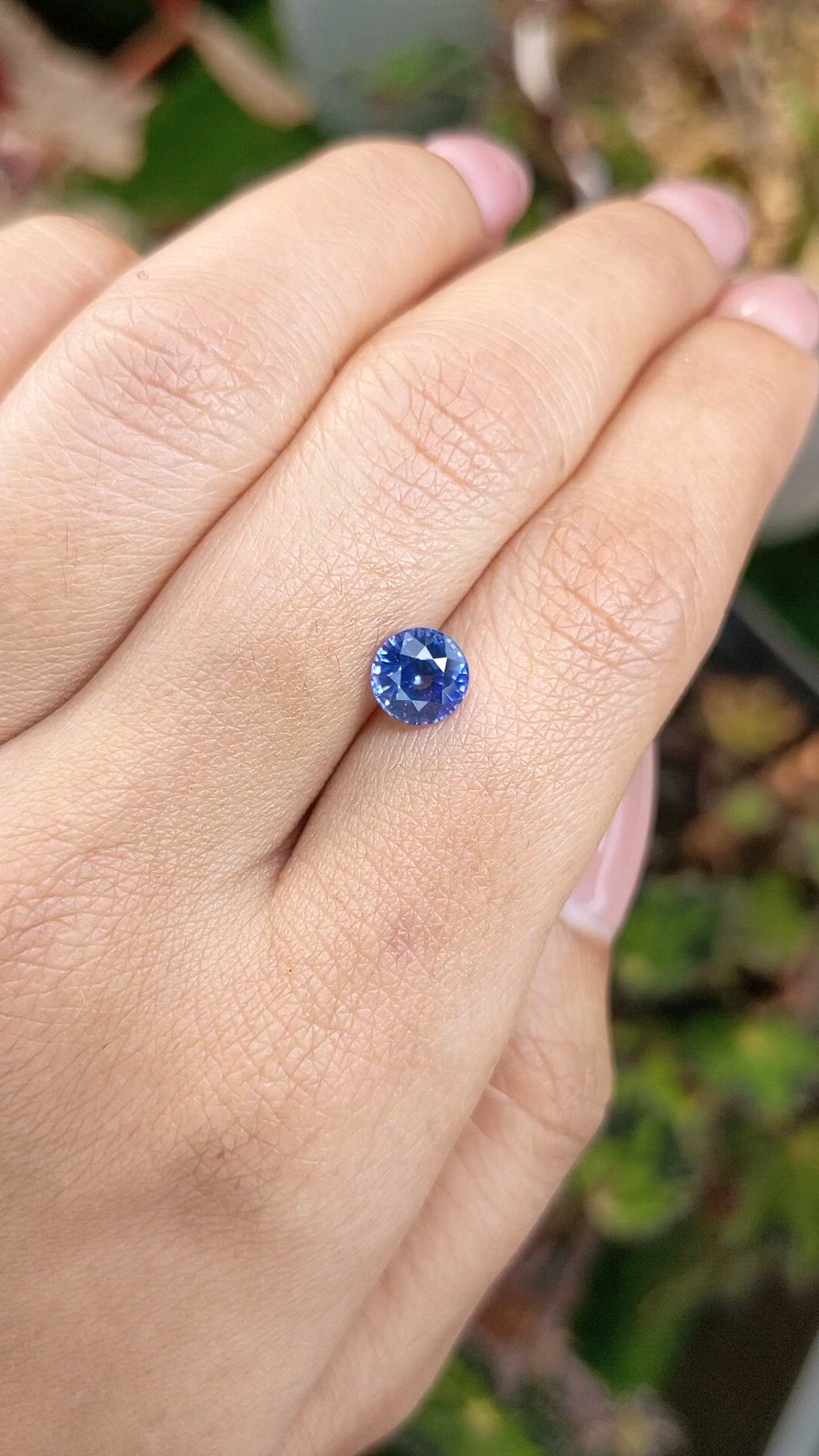 1.48 Ct. Blue Sapphire from Ceylon (Sri Lanka) Size Video