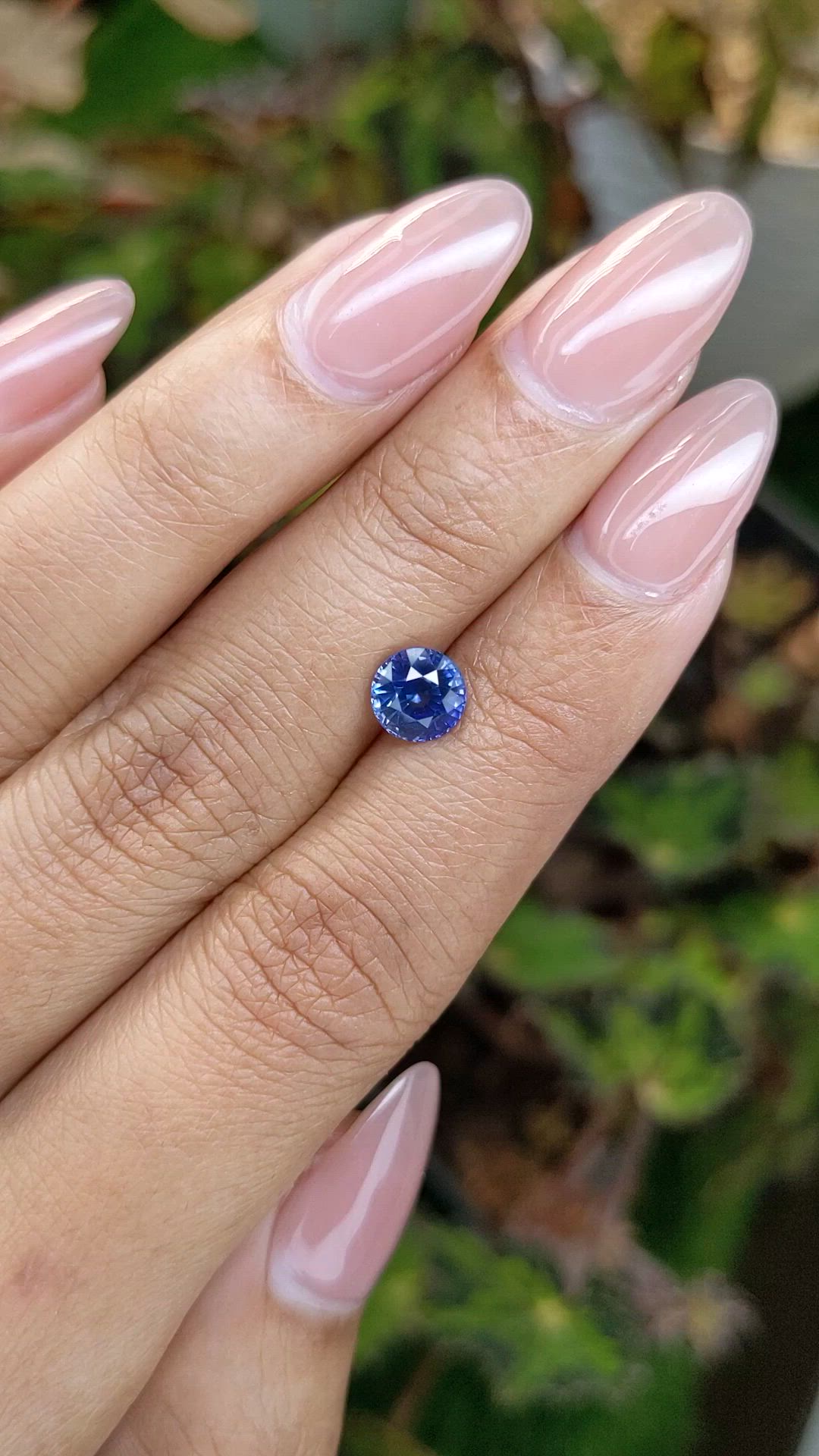 1.48 Ct. Blue Sapphire from Ceylon (Sri Lanka) Size Video