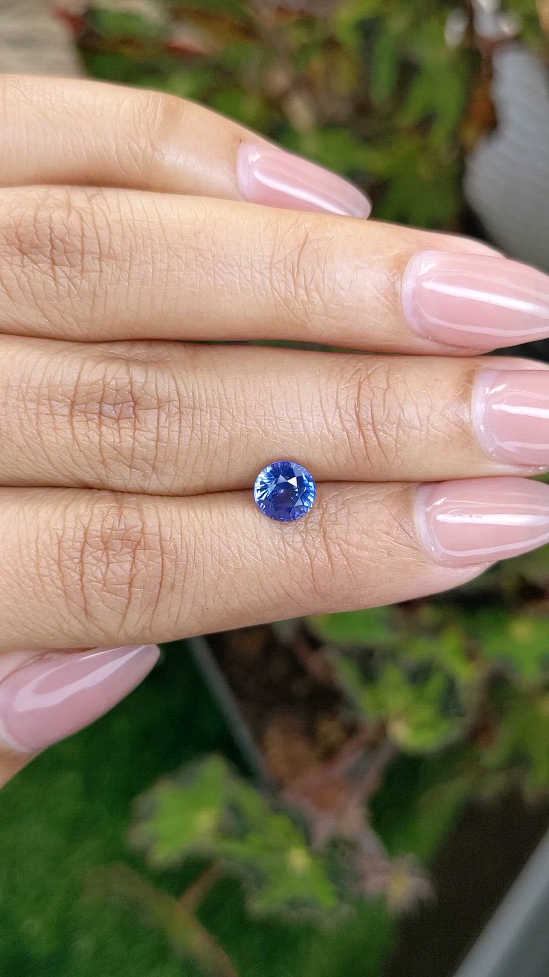 1.48 Ct. Blue Sapphire from Ceylon (Sri Lanka) Size Video