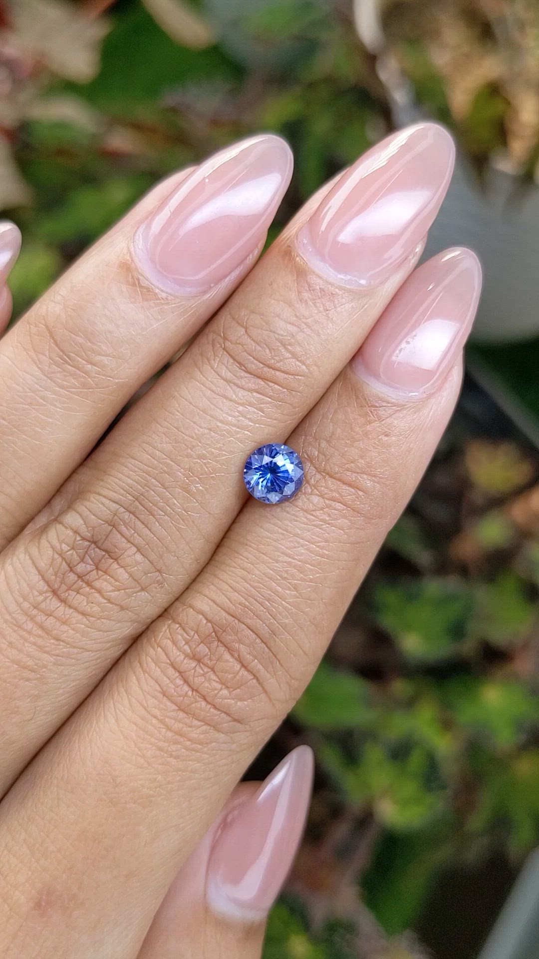 1.13 Ct. Blue Sapphire from Ceylon (Sri Lanka) Size Video