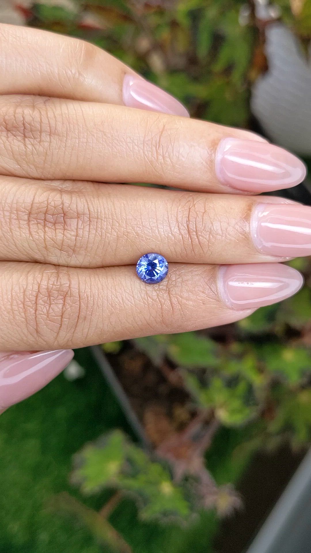1.13 Ct. Blue Sapphire from Ceylon (Sri Lanka) Size Video