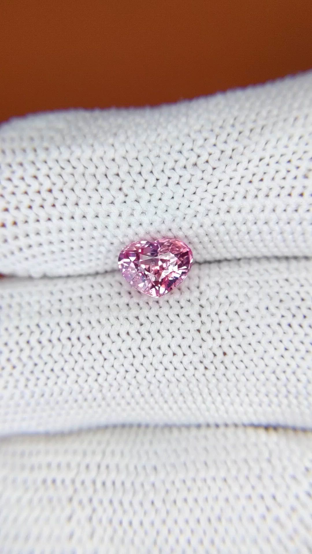1.52 Ct. Pink Sapphire from Ceylon (Sri Lanka) Size Video