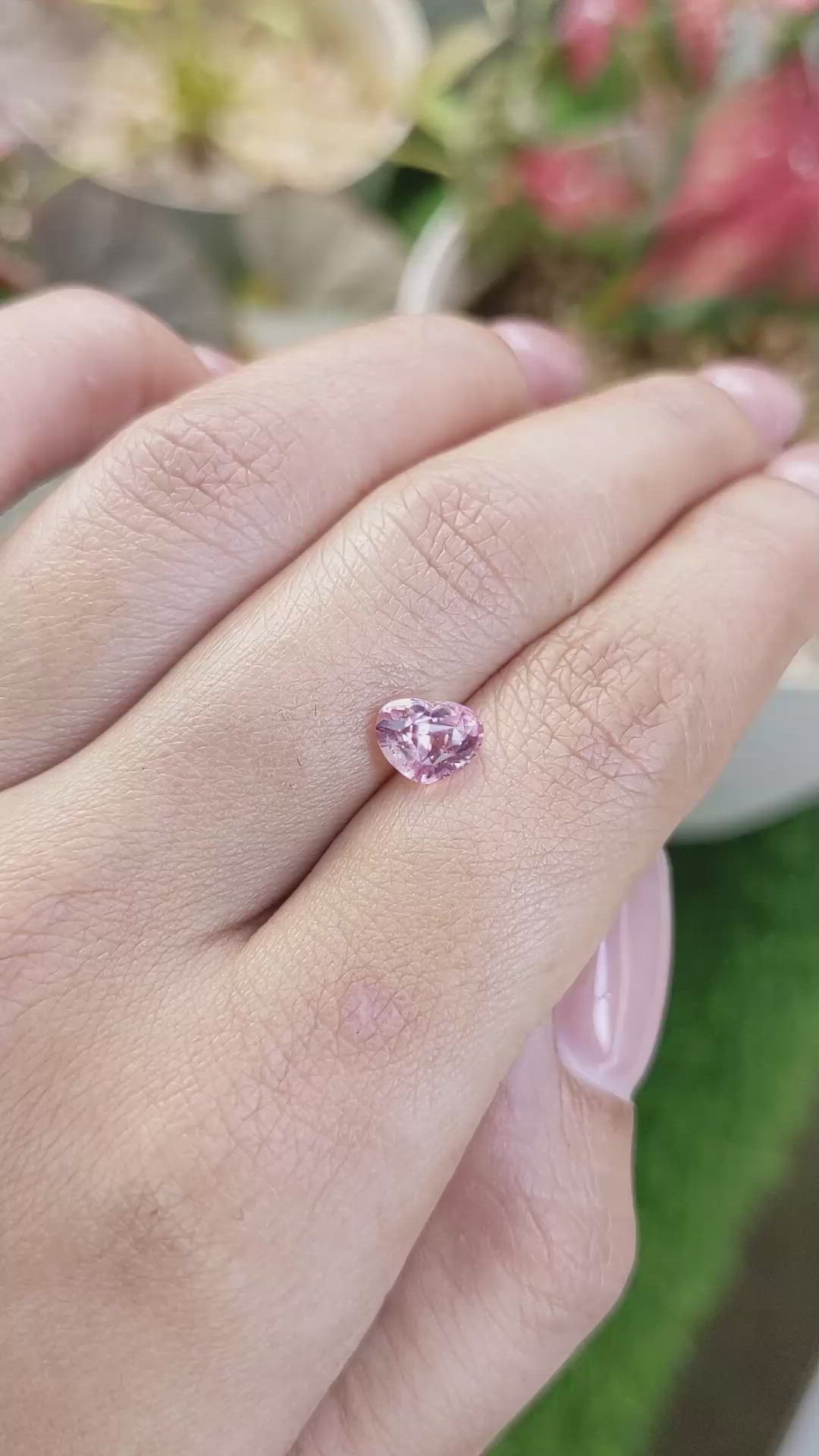 1.52 Ct. Pink Sapphire from Ceylon (Sri Lanka) Size Video