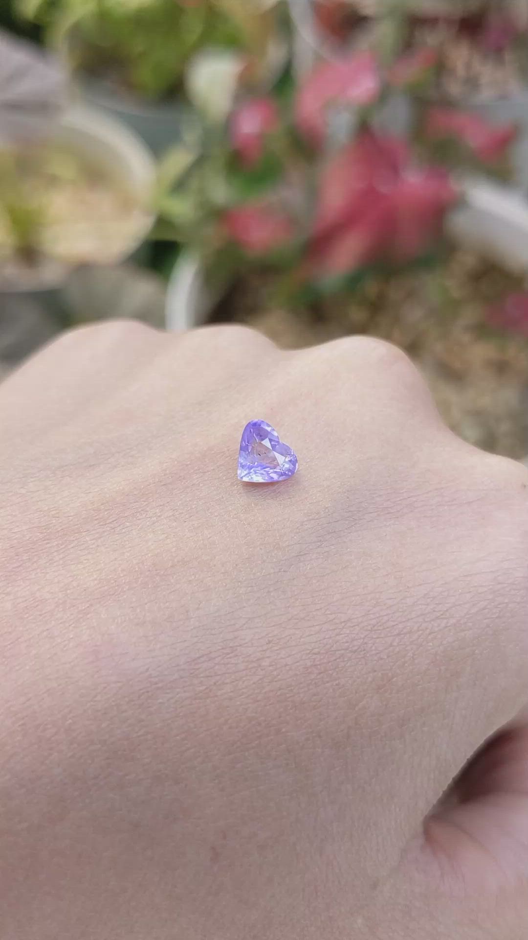 1.08 Ct. Purple Sapphire from Ceylon (Sri Lanka) Size Video