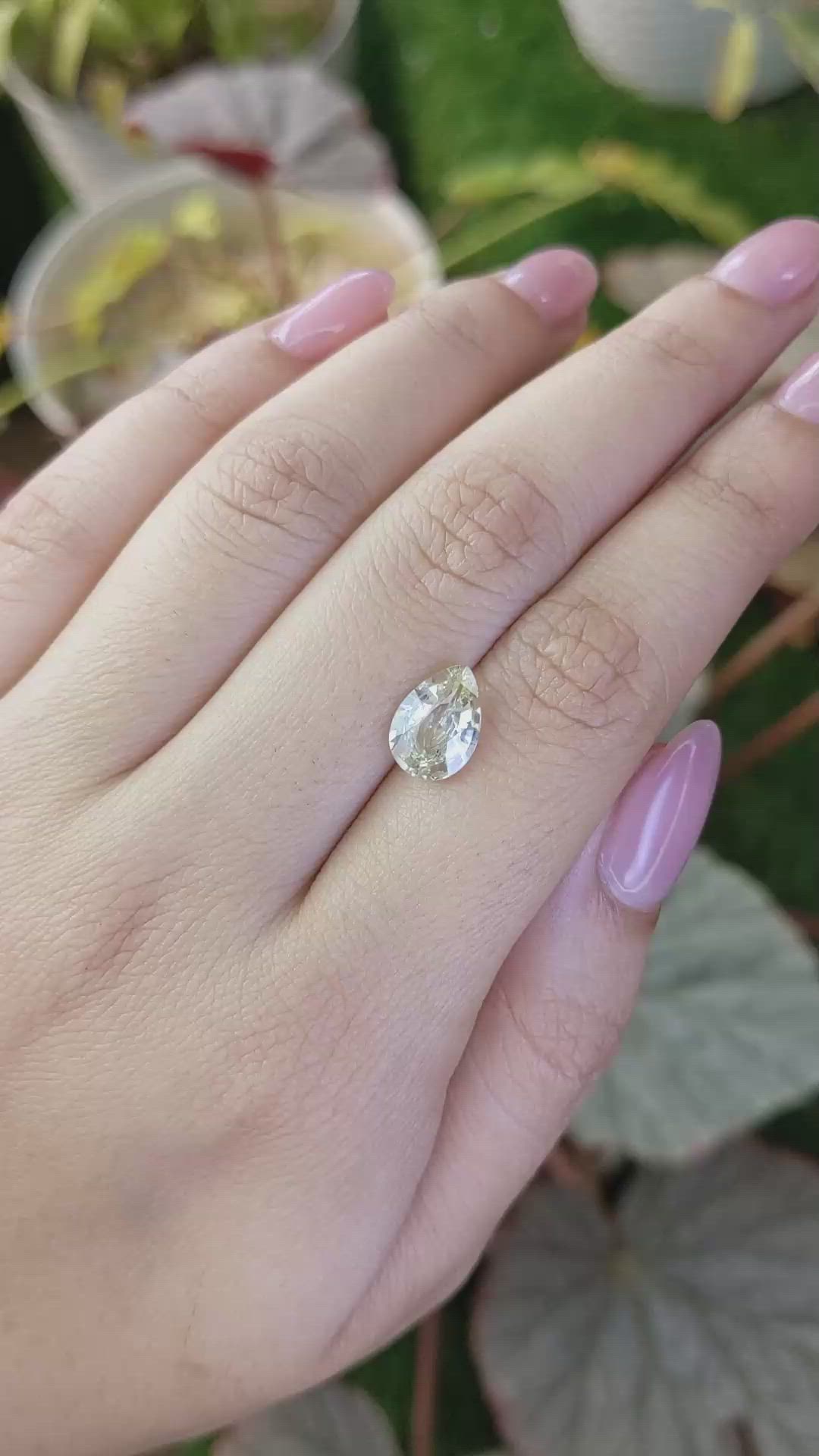 2.48 Ct. Yellow Sapphire from Ceylon (Sri Lanka) Size Video