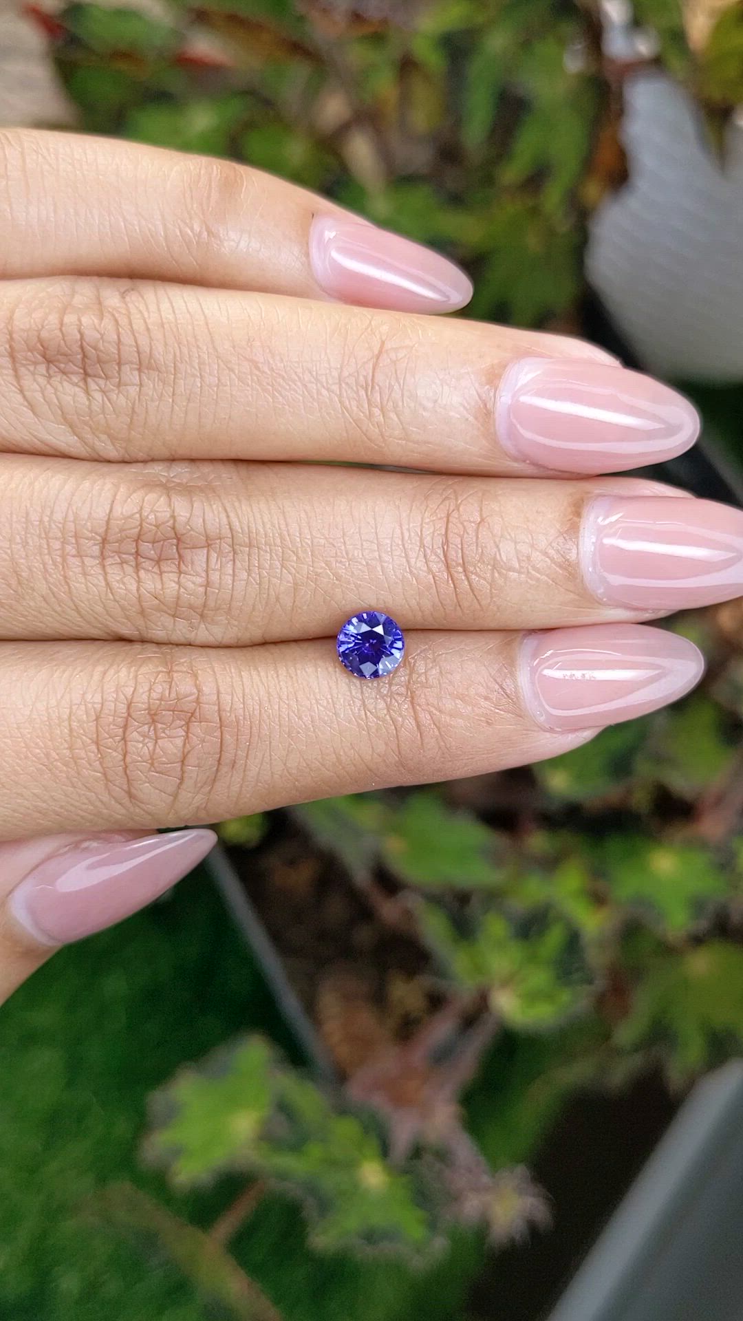 1.09 Ct. Color Change Sapphire from Ceylon (Sri Lanka) Size Video