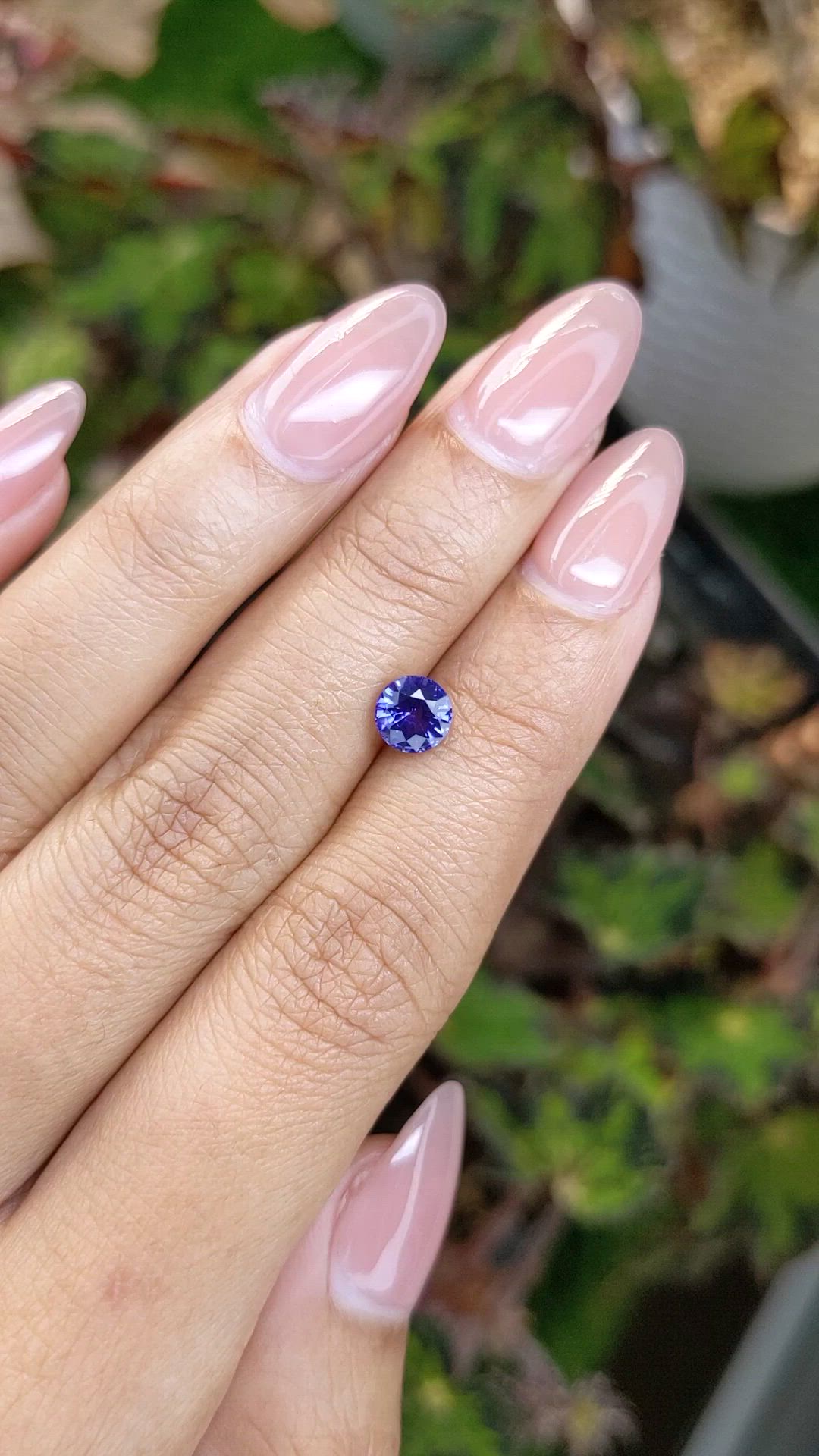 1.09 Ct. Color Change Sapphire from Ceylon (Sri Lanka) Size Video