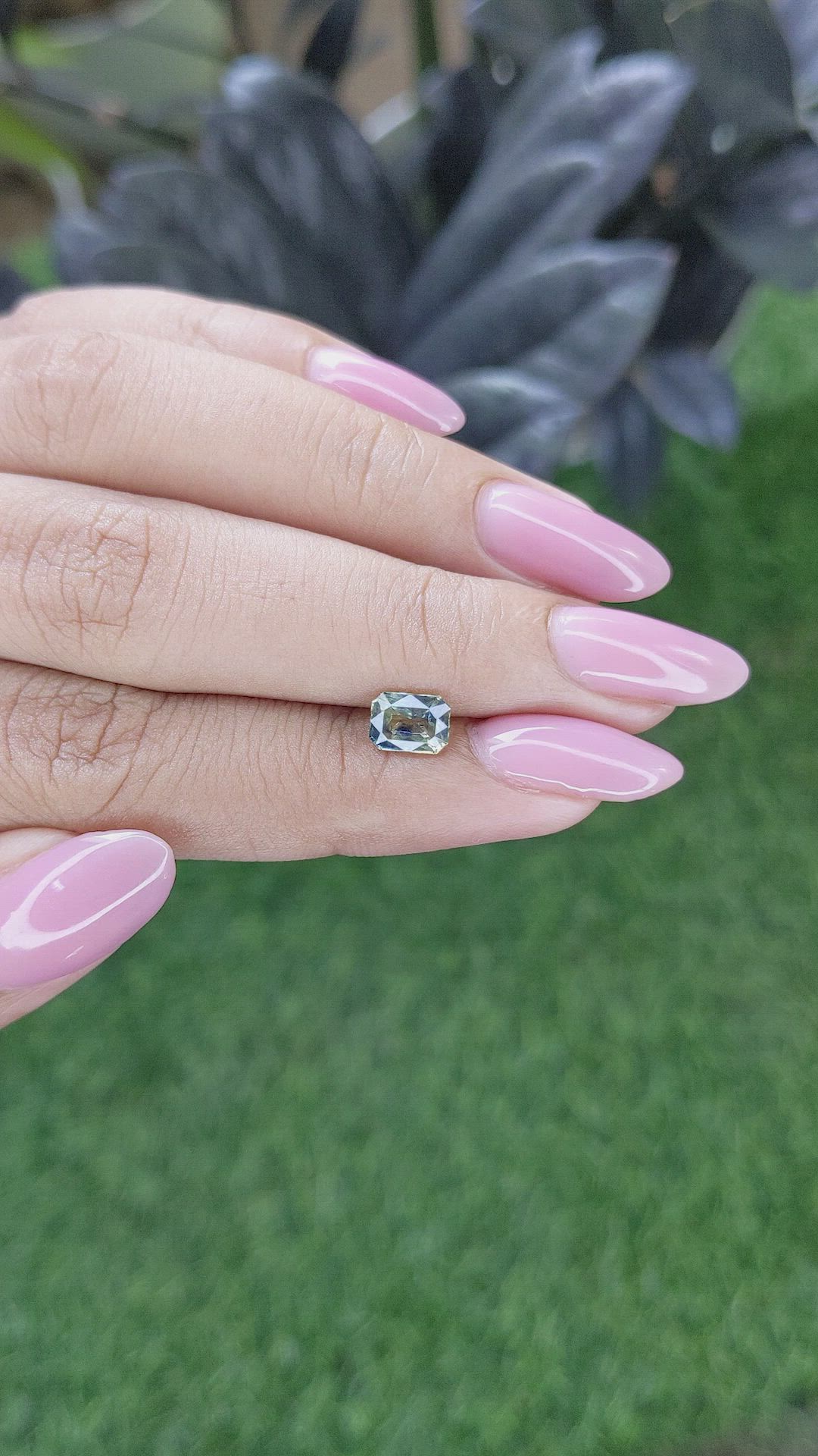 1.02 Ct. Bi Color / Parti Sapphire from Madagascar Size Video