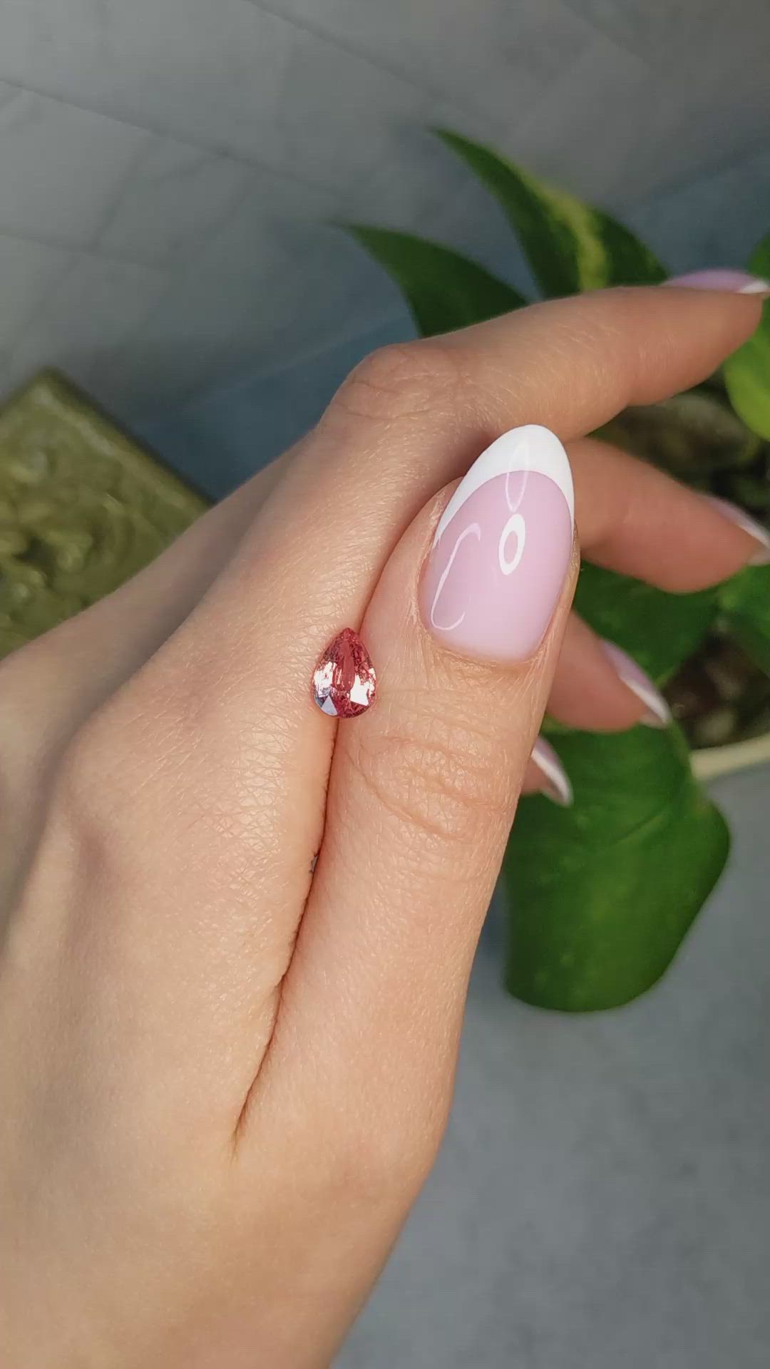 1.52 Ct. Padparadscha Sapphire from Madagascar Size Video