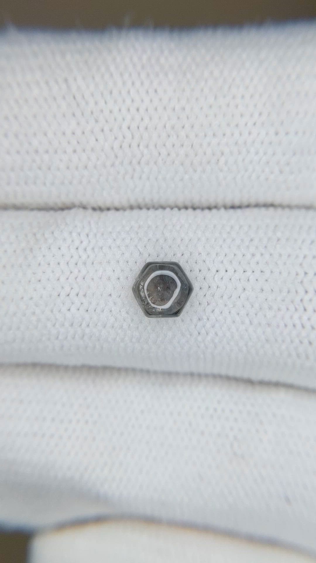 0.86 Ct. Grey Cabochon Sapphire from Montana Size Video