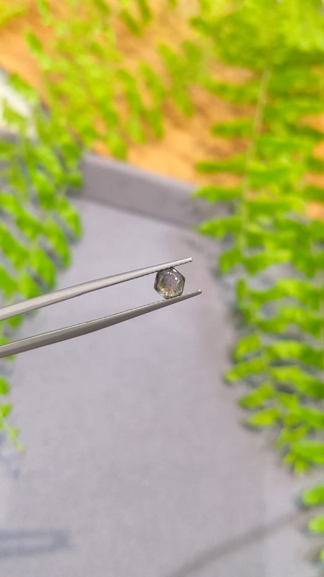 0.86 Ct. Grey Cabochon Sapphire from Montana Size Video