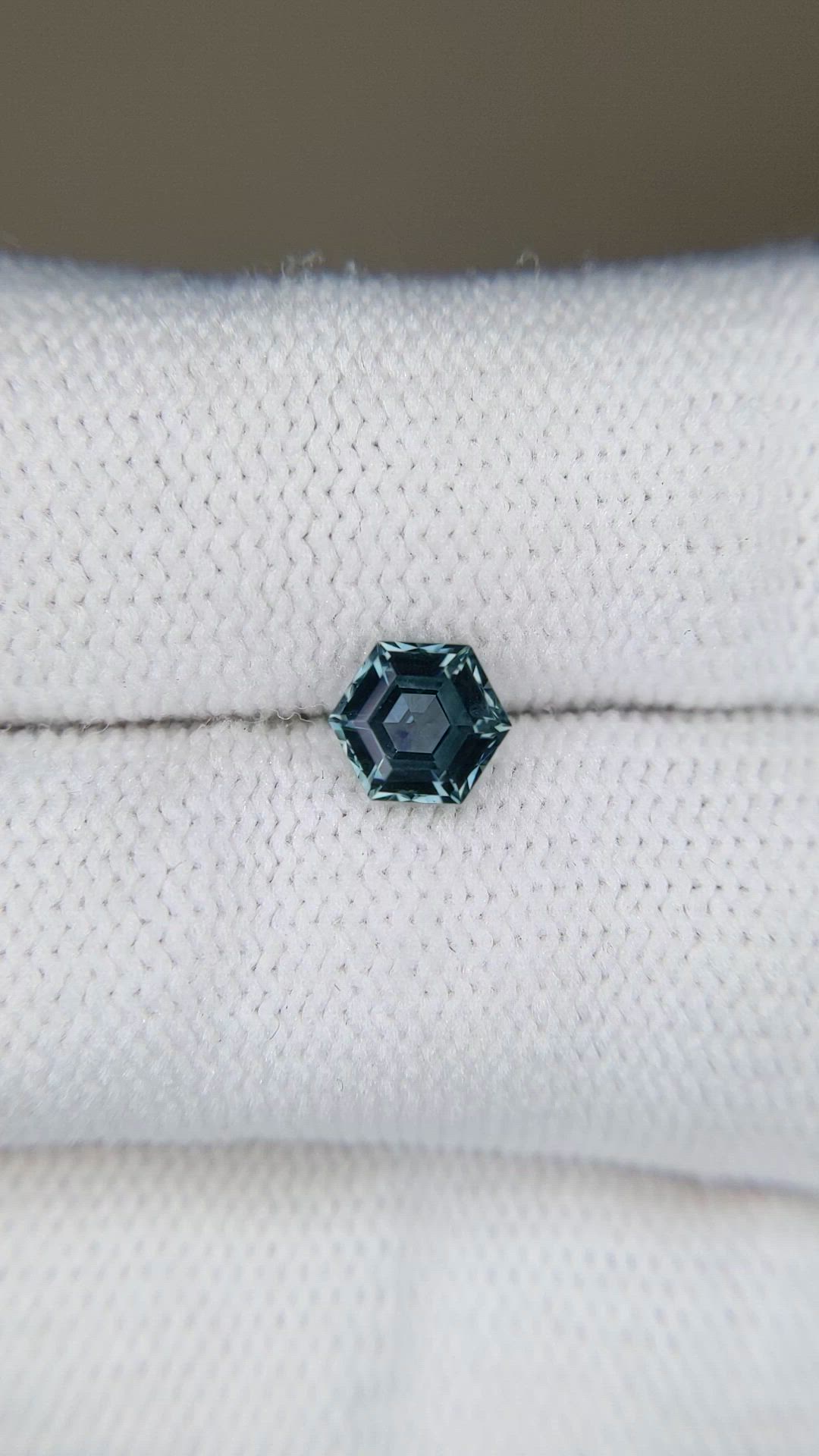 0.86 Ct. Bluish Green Sapphire from Montana Size Video