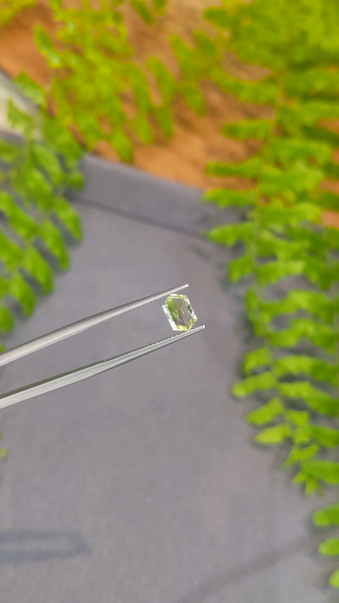 0.86 Ct. Yellow Sapphire from Montana Size Video