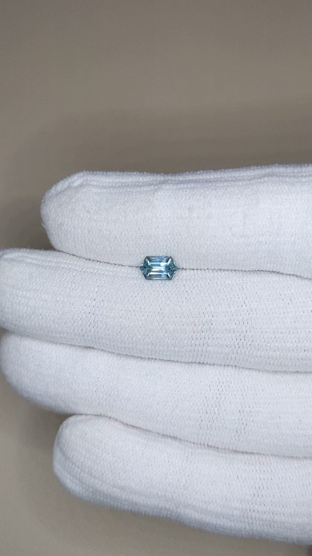 0.82 Ct. Blue Sapphire from Montana Size Video