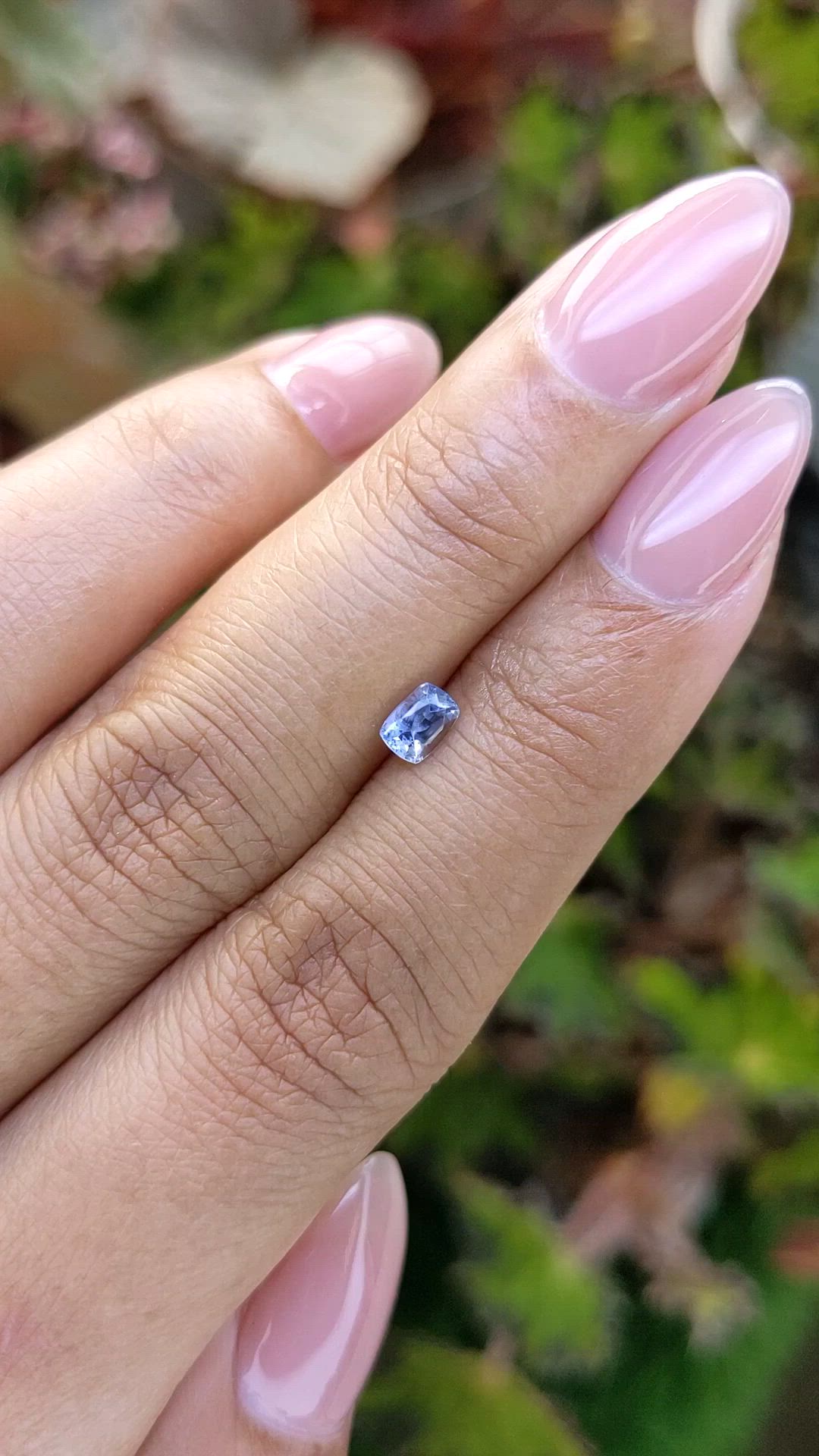 0.46 Ct. Blue Sapphire from Ceylon (Sri Lanka) Size Video