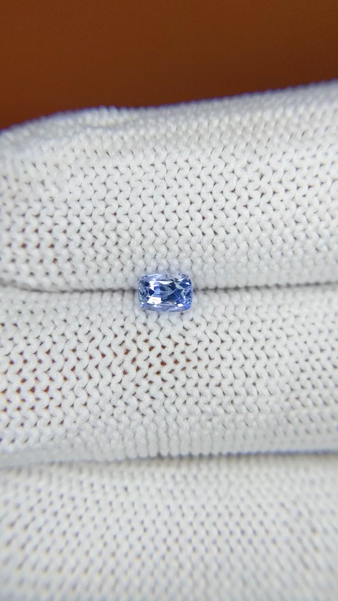 0.46 Ct. Blue Sapphire from Ceylon (Sri Lanka) Size Video
