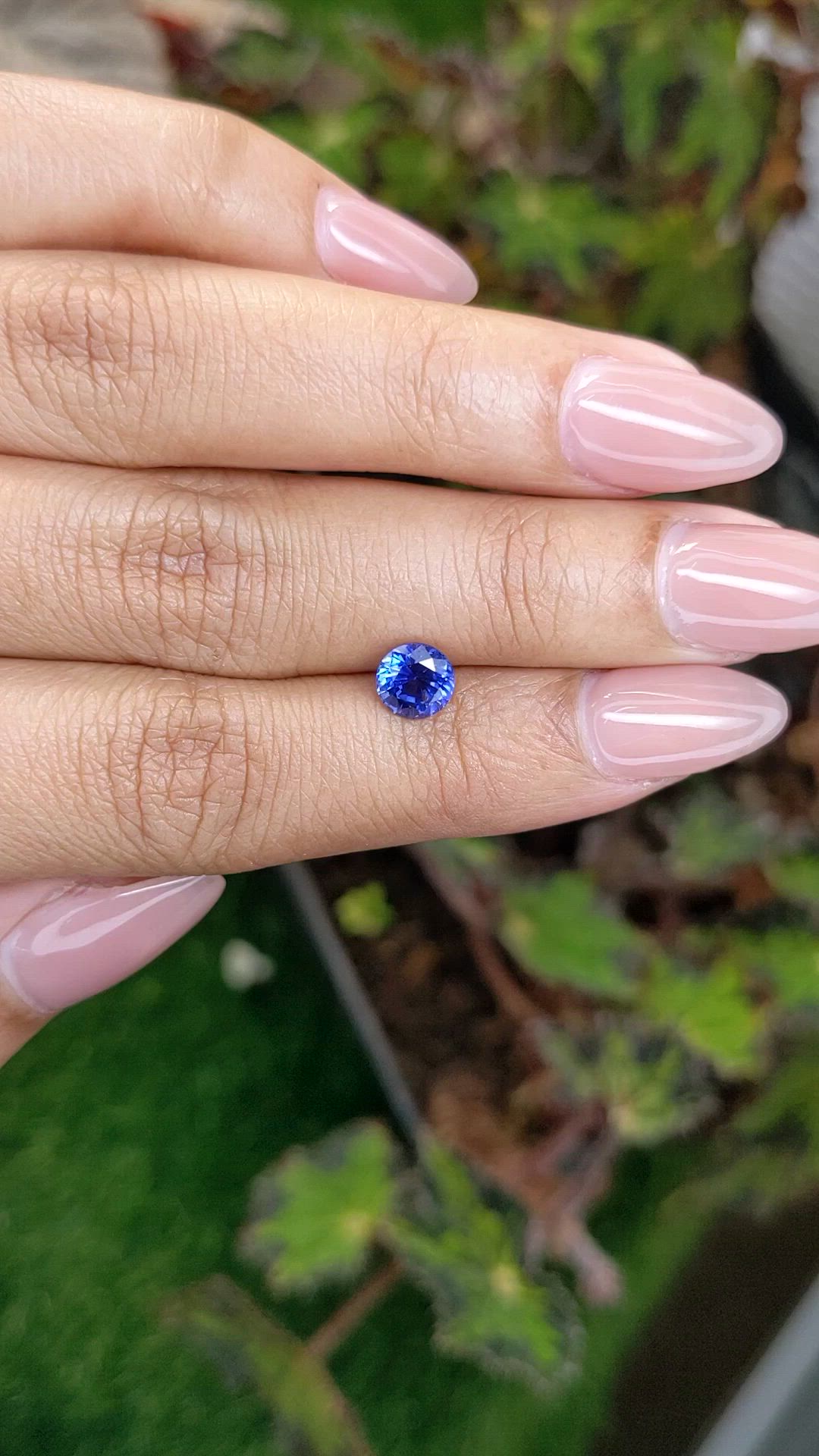 1.20 Ct. Blue Sapphire from Ceylon (Sri Lanka) Size Video