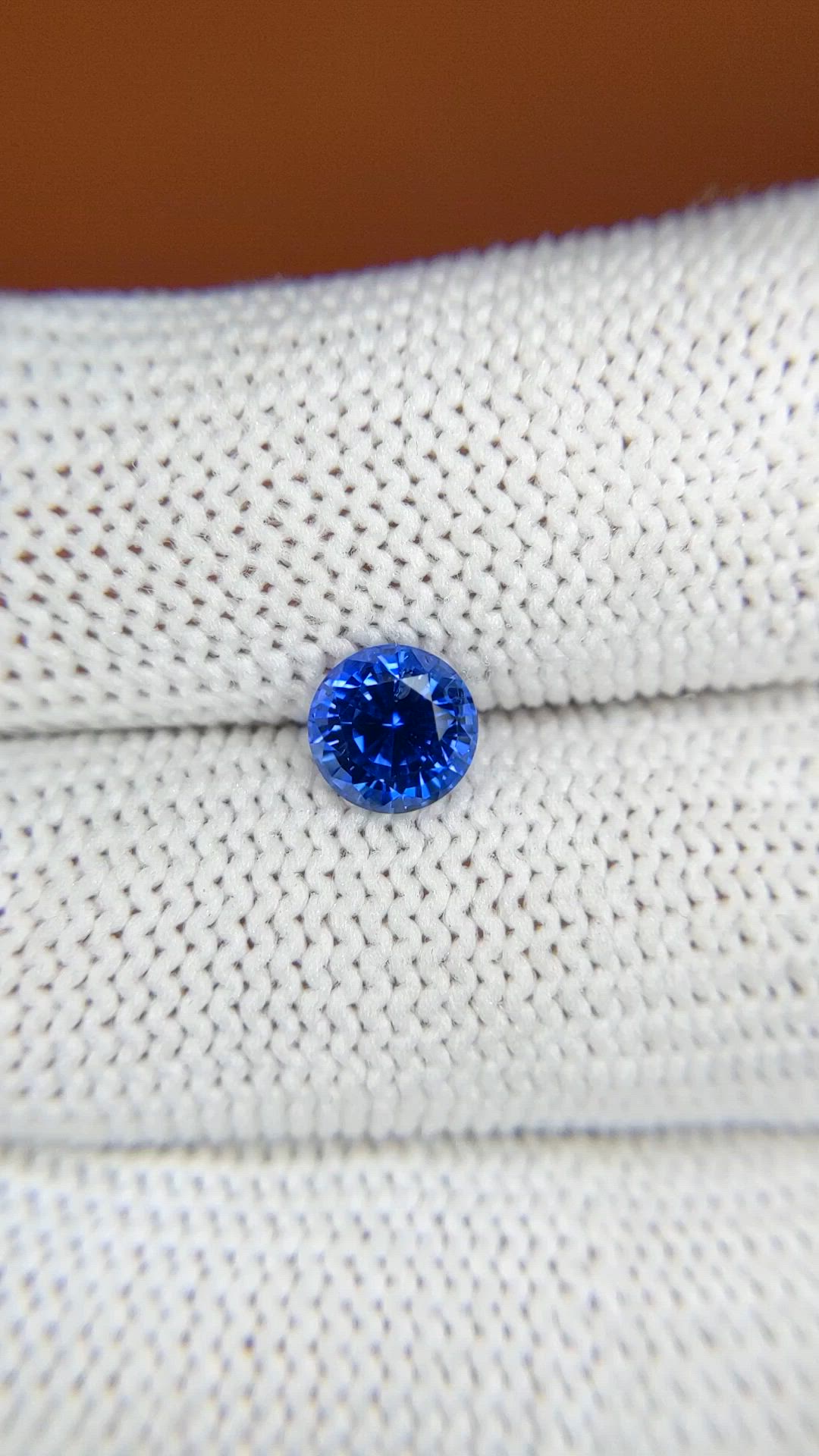 1.20 Ct. Blue Sapphire from Ceylon (Sri Lanka) Size Video