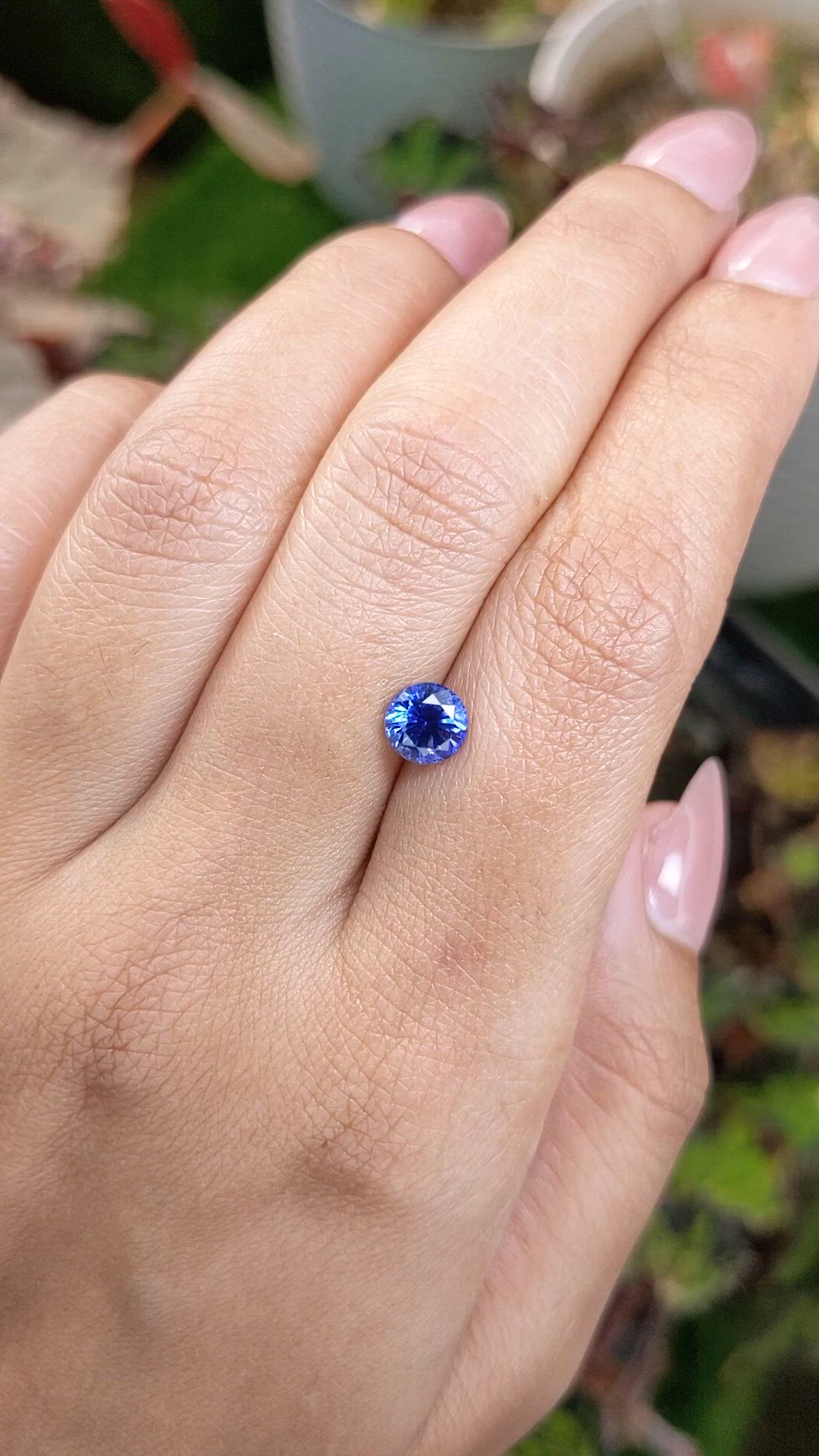 1.20 Ct. Blue Sapphire from Ceylon (Sri Lanka) Size Video