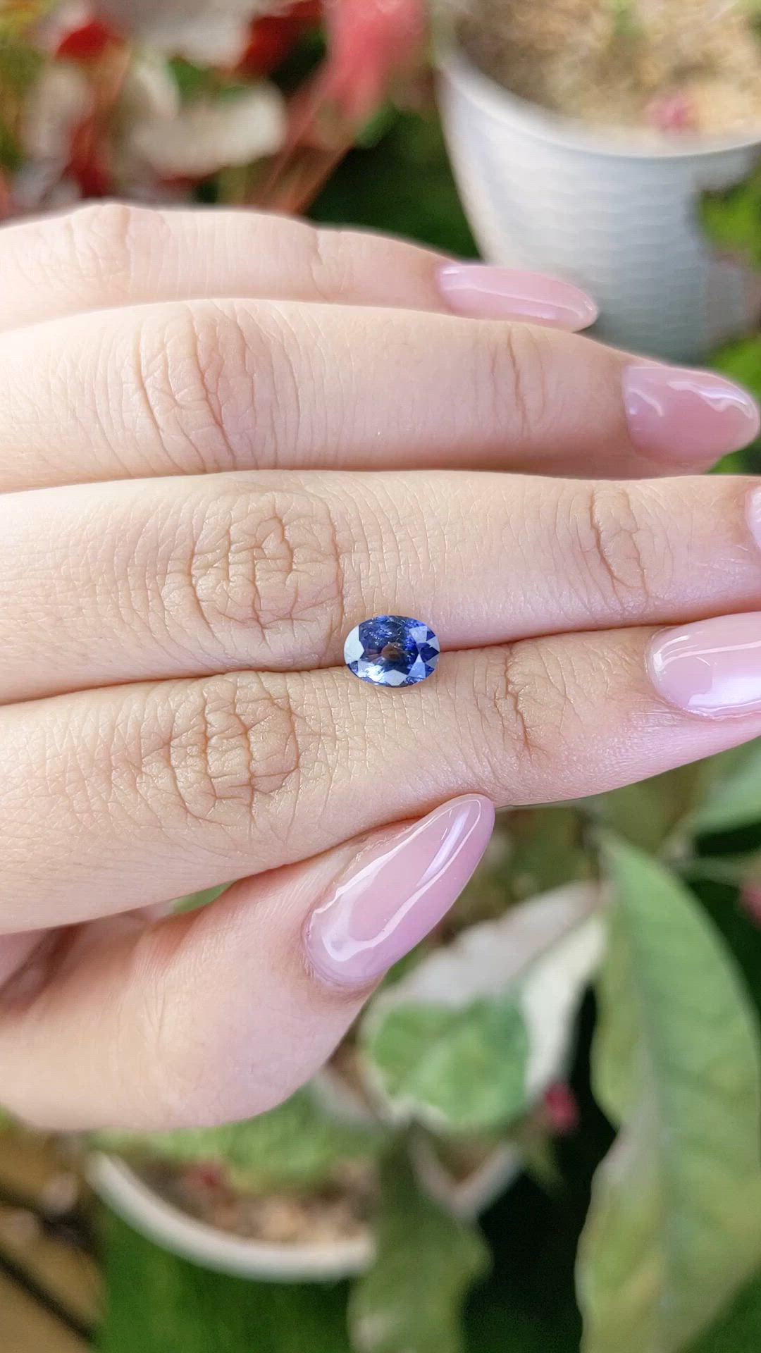 1.50 Ct. Bi Color / Parti Sapphire from Ceylon (Sri Lanka) Size Video