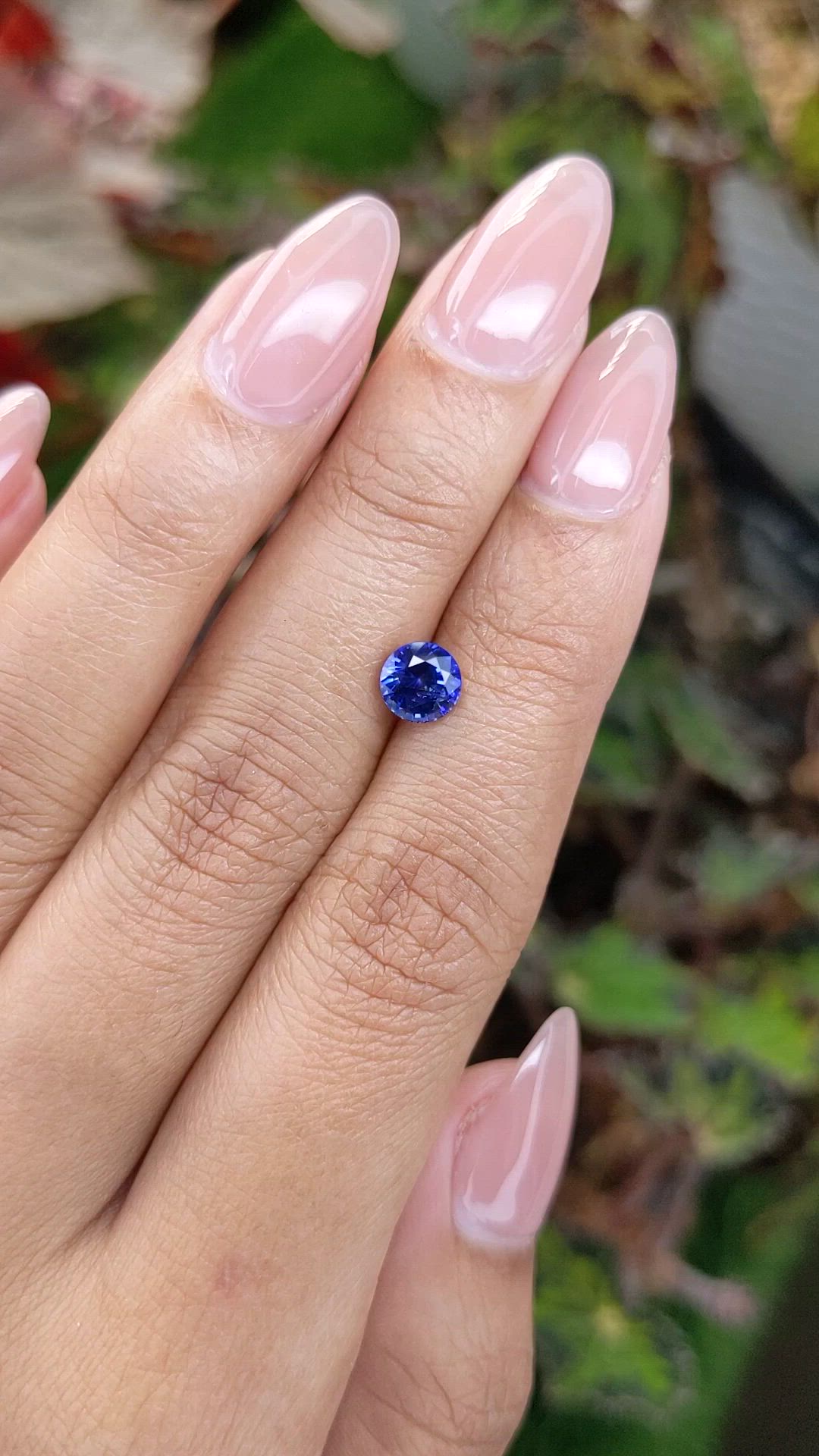 1.17 Ct. Blue Sapphire from Ceylon (Sri Lanka) Size Video