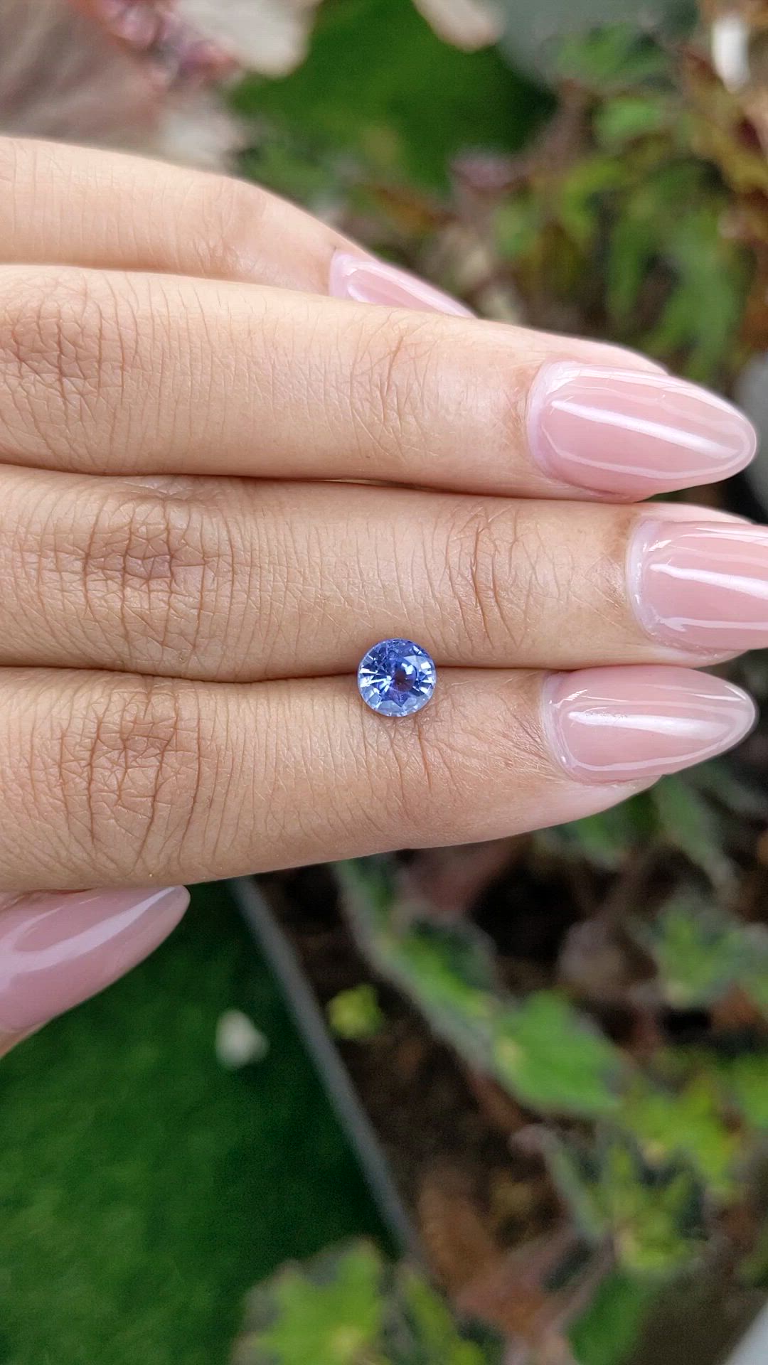 1.06 Ct. Blue Sapphire from Ceylon (Sri Lanka) Size Video