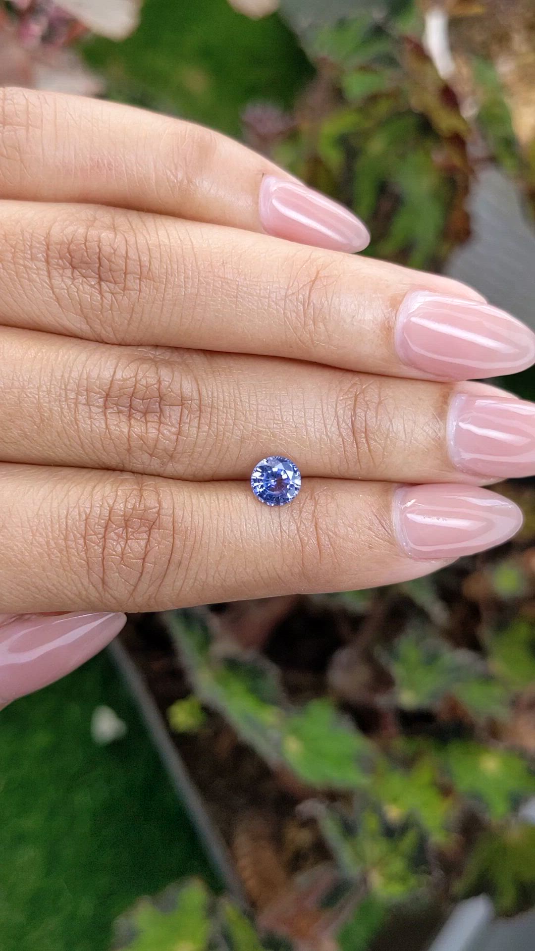 0.95 Ct. Blue Sapphire from Ceylon (Sri Lanka) Size Video