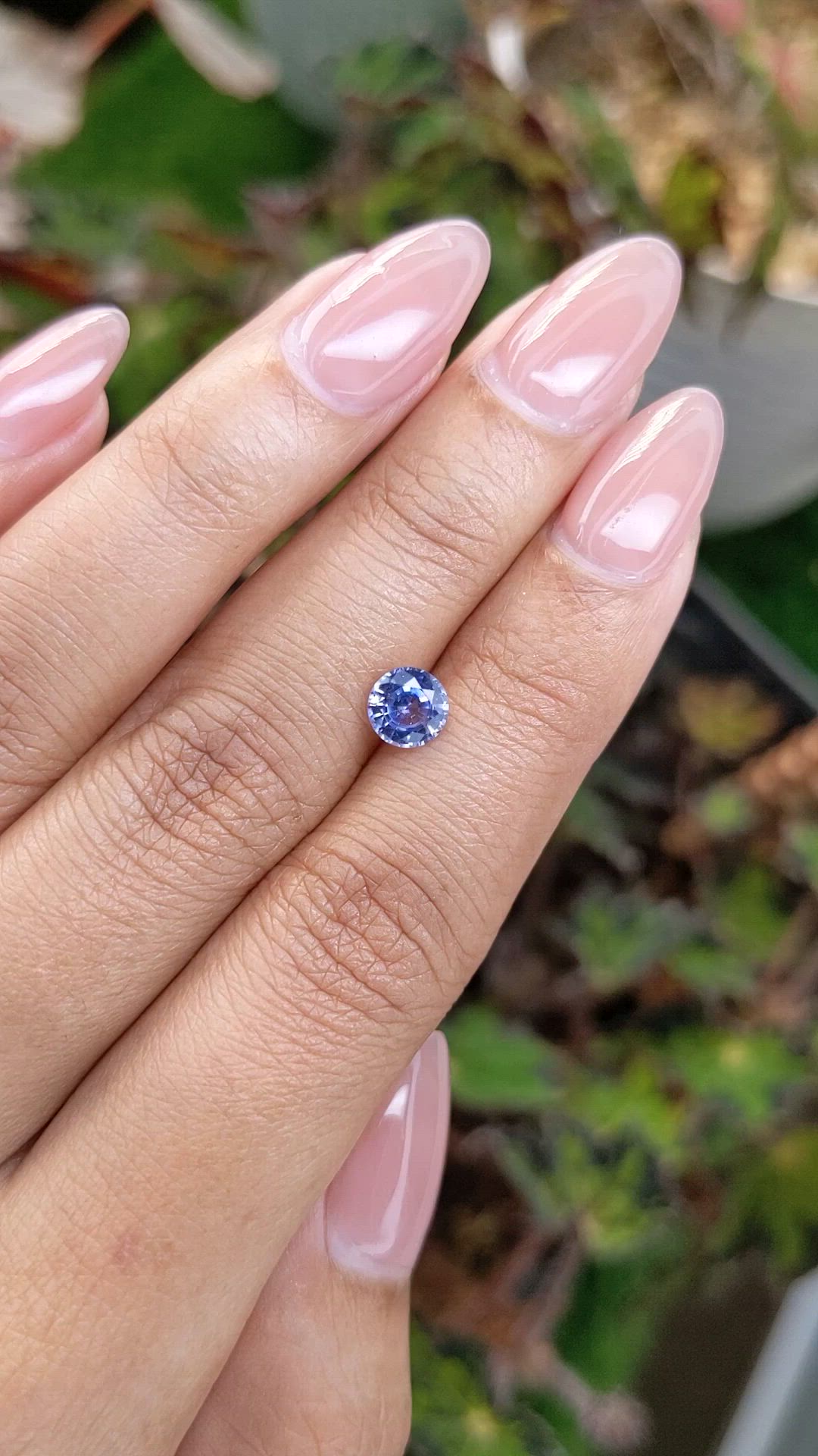 0.95 Ct. Blue Sapphire from Ceylon (Sri Lanka) Size Video
