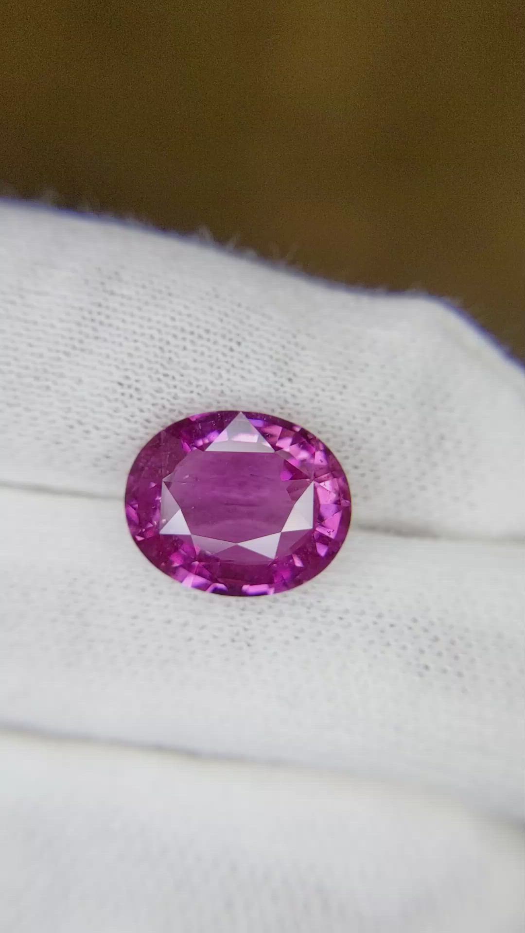 6.49 Ct. Pink Sapphire from Madagascar Size Video