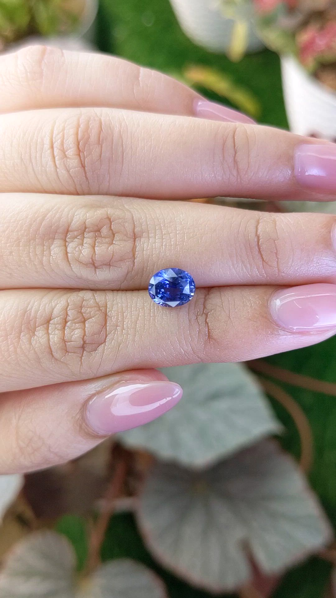 2.01 Ct. Blue Sapphire from Ceylon (Sri Lanka) Size Video