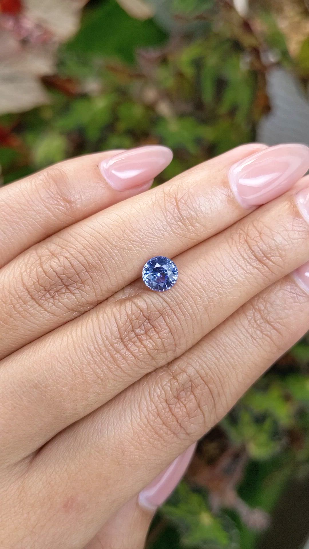 1.31 Ct. Blue Sapphire from Ceylon (Sri Lanka) Size Video