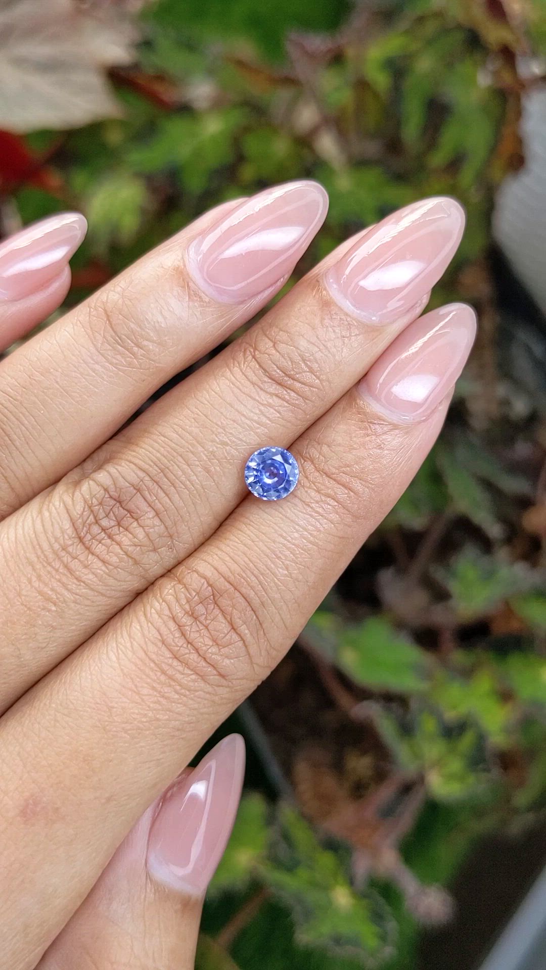 1.06 Ct. Blue Sapphire from Ceylon (Sri Lanka) Size Video