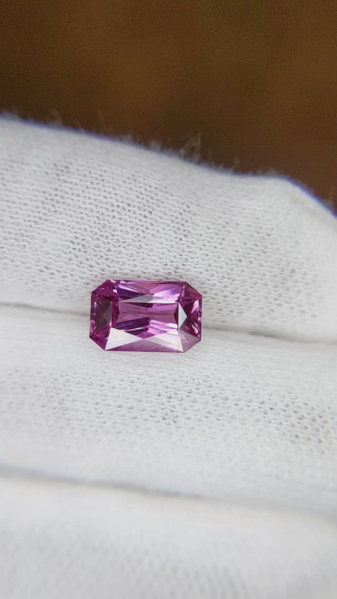 3.05 Ct. Pink Sapphire from Madagascar Size Video